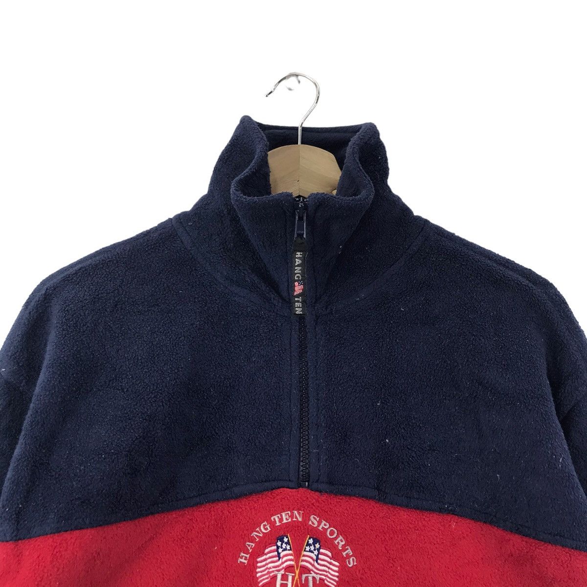 Hang Ten HANG TEN SPORTS Embroidered UsaFlag FleeceOversizeSweatshirt Size US M / EU 48-50 / 2 - 2 Thumbnail