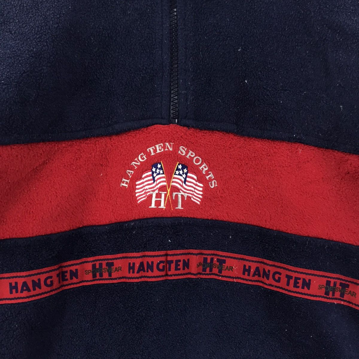 Hang Ten HANG TEN SPORTS Embroidered UsaFlag FleeceOversizeSweatshirt Size US M / EU 48-50 / 2 - 3 Thumbnail