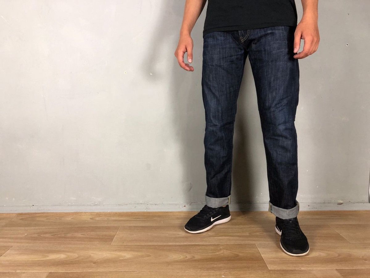 Edwin Edwin Japanese brand navy blue jeans 30x32 Size US 30 / EU 46 - 1 Thumbnail