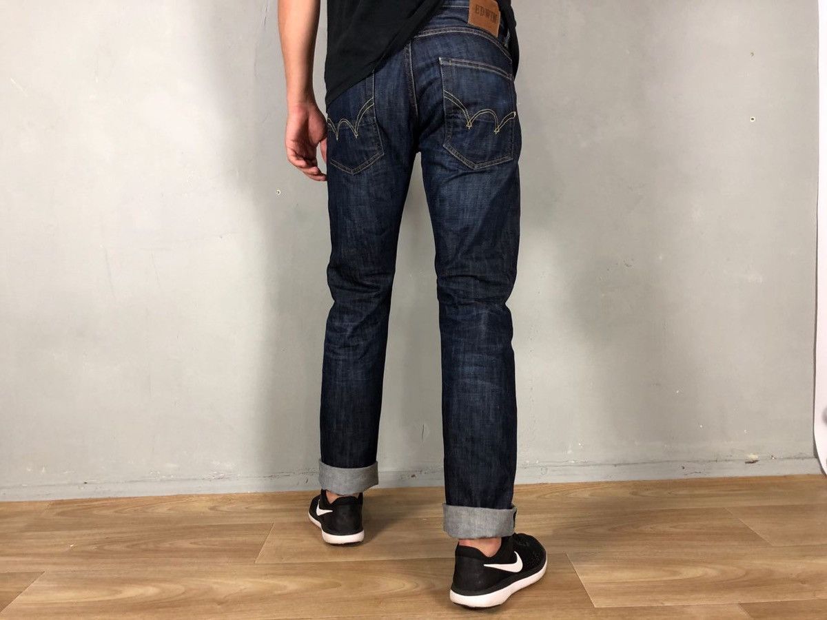 Edwin Edwin Japanese brand navy blue jeans 30x32 Size US 30 / EU 46 - 8 Thumbnail