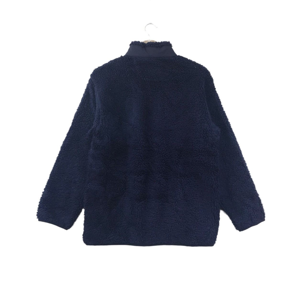 Uniqlo × White Mountaineering WHITE MOUNTAINEERING x UNIQLO Sherpa Fleece Navy Sweatshirt Size US S / EU 44-46 / 1 - 6 Thumbnail