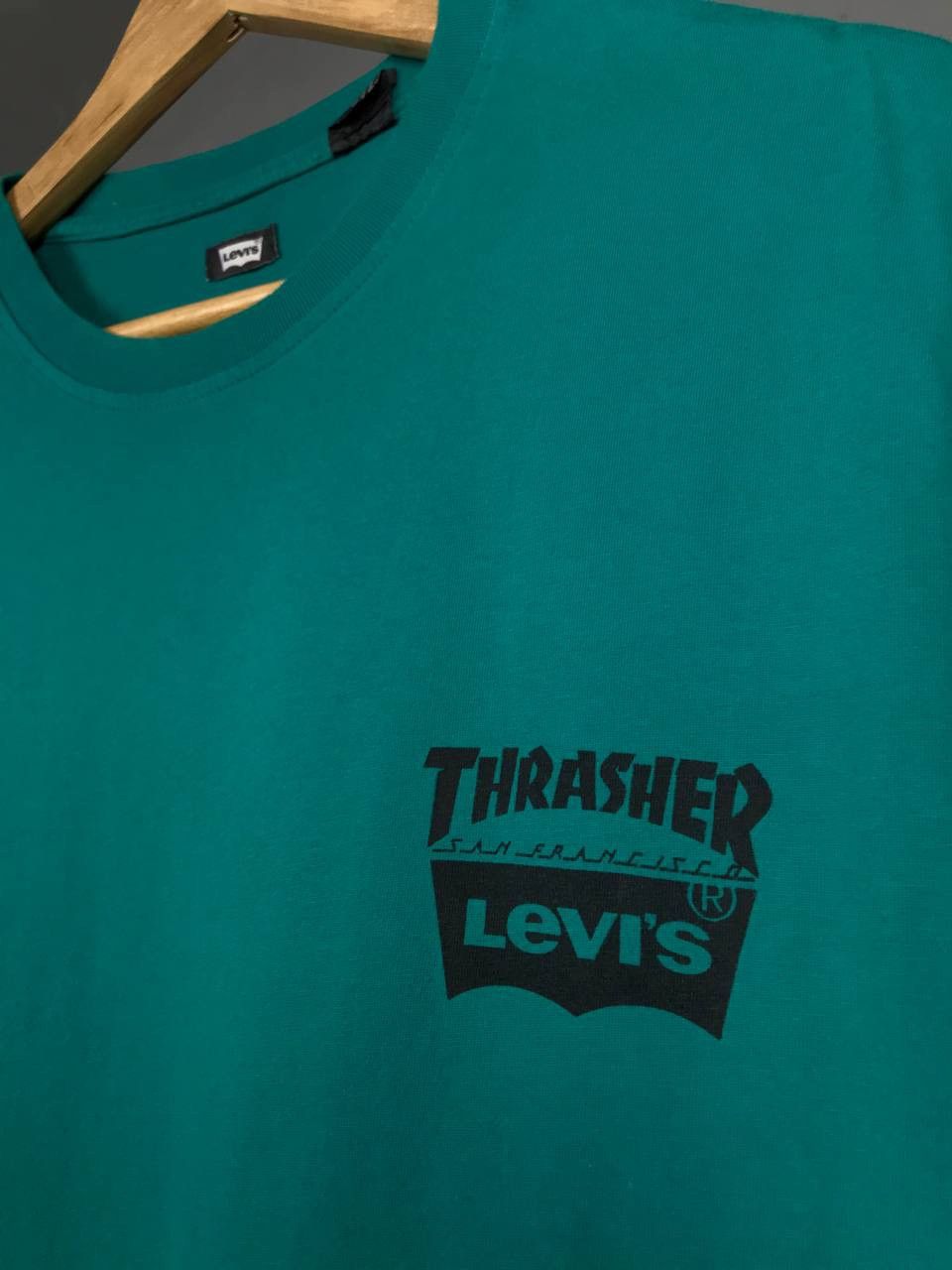 Levi's Levi’s x Thrasher Skateboarding streetwear overprinted tee Size US M / EU 48-50 / 2 - 4 Thumbnail