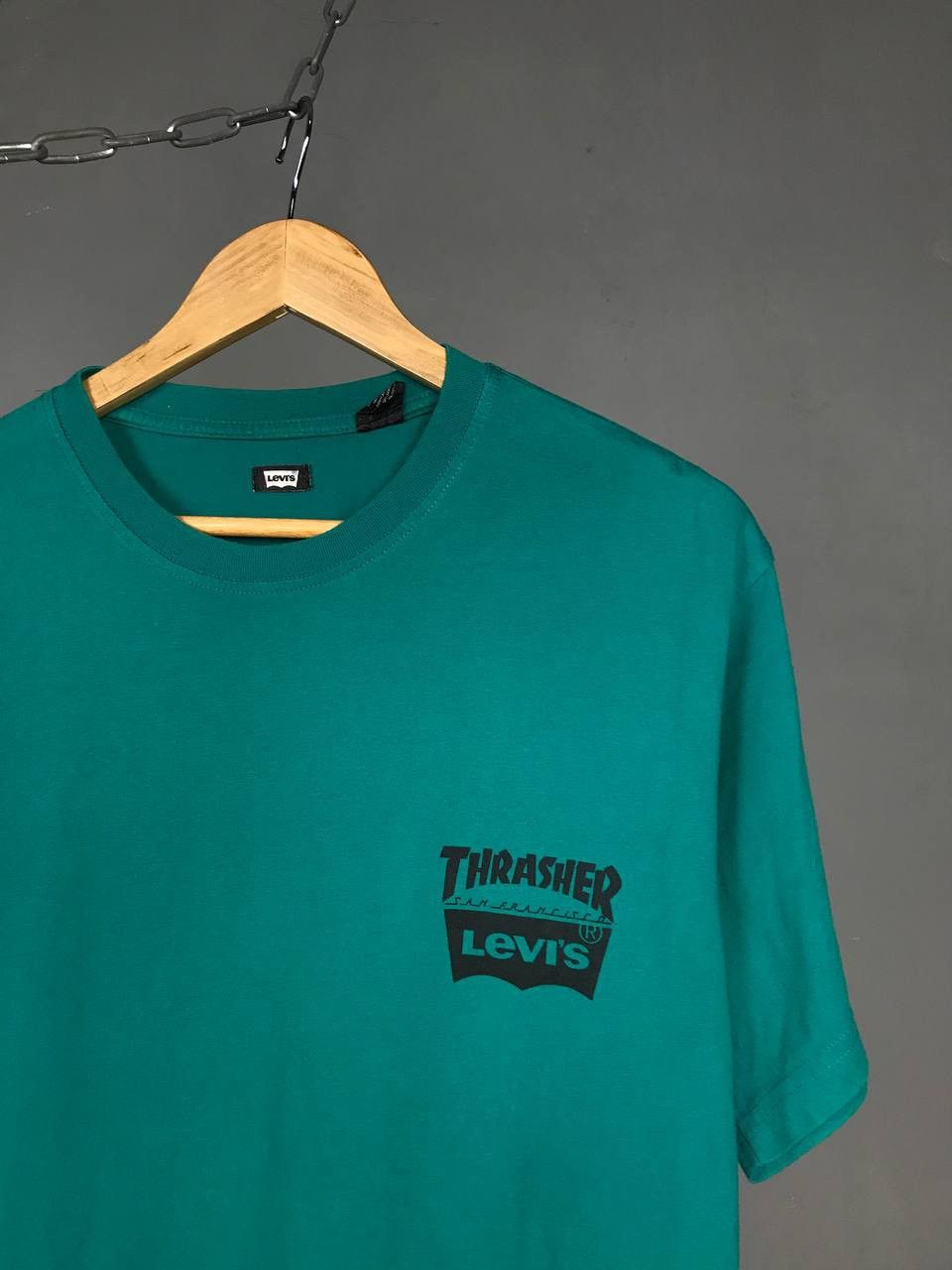 Levi's Levi’s x Thrasher Skateboarding streetwear overprinted tee Size US M / EU 48-50 / 2 - 3 Thumbnail