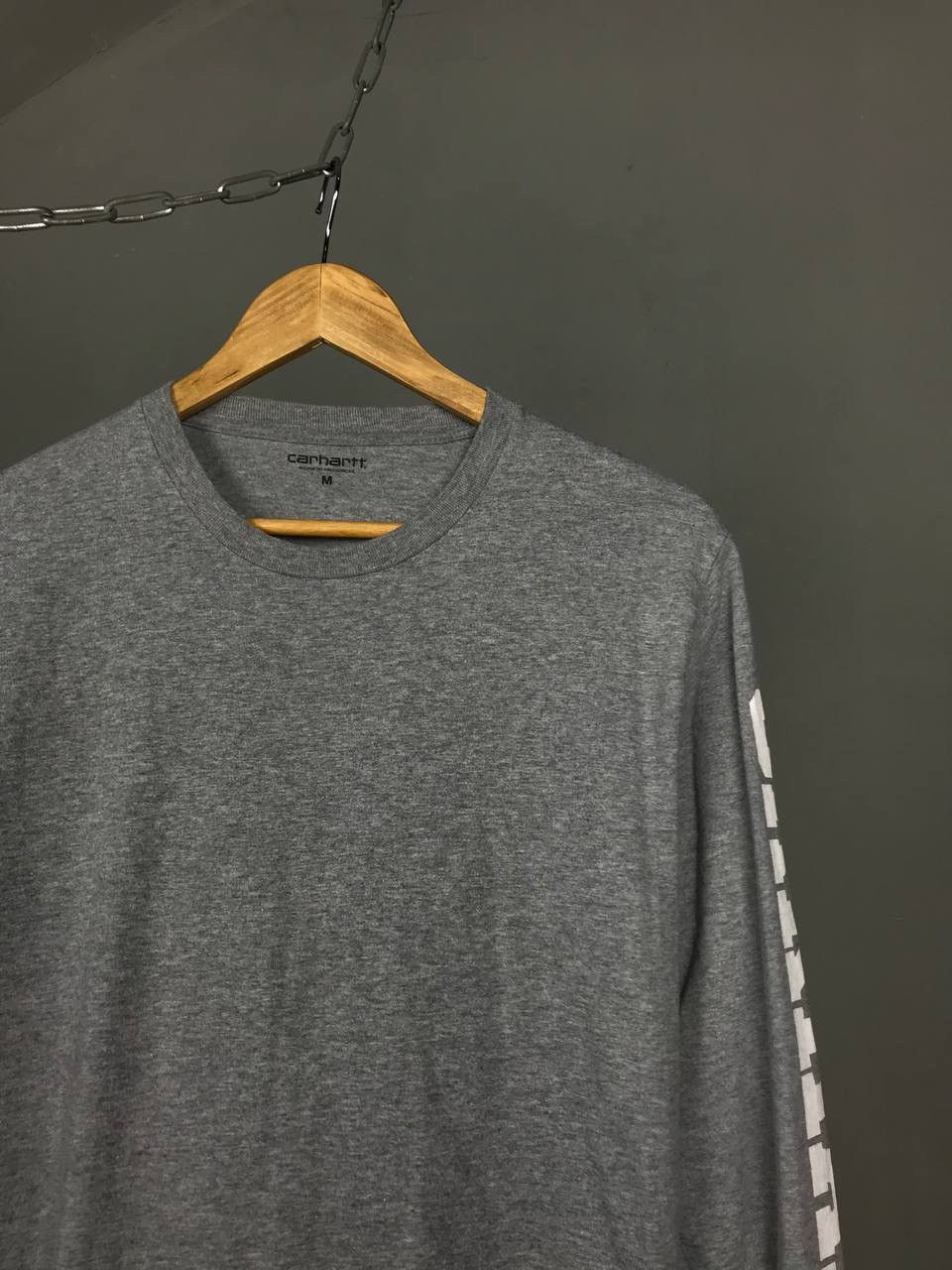 Carhartt Carhartt WIP streetwear big logo college left longsleeve Size US M / EU 48-50 / 2 - 2 Thumbnail