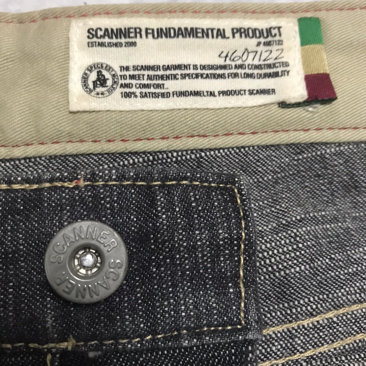 FDMTL SCANNER FUNDAMENTAL PRODUCT Denim Size US 33 - 6 Thumbnail