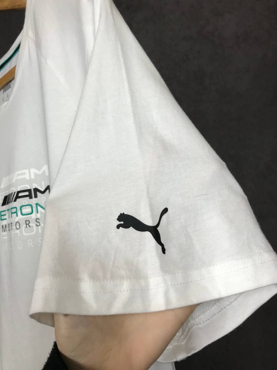 Mercedes-Benz × Puma Mercedes Benz AMG Petronas racing streetwear tee Size US XL / EU 56 / 4 - 4 Thumbnail