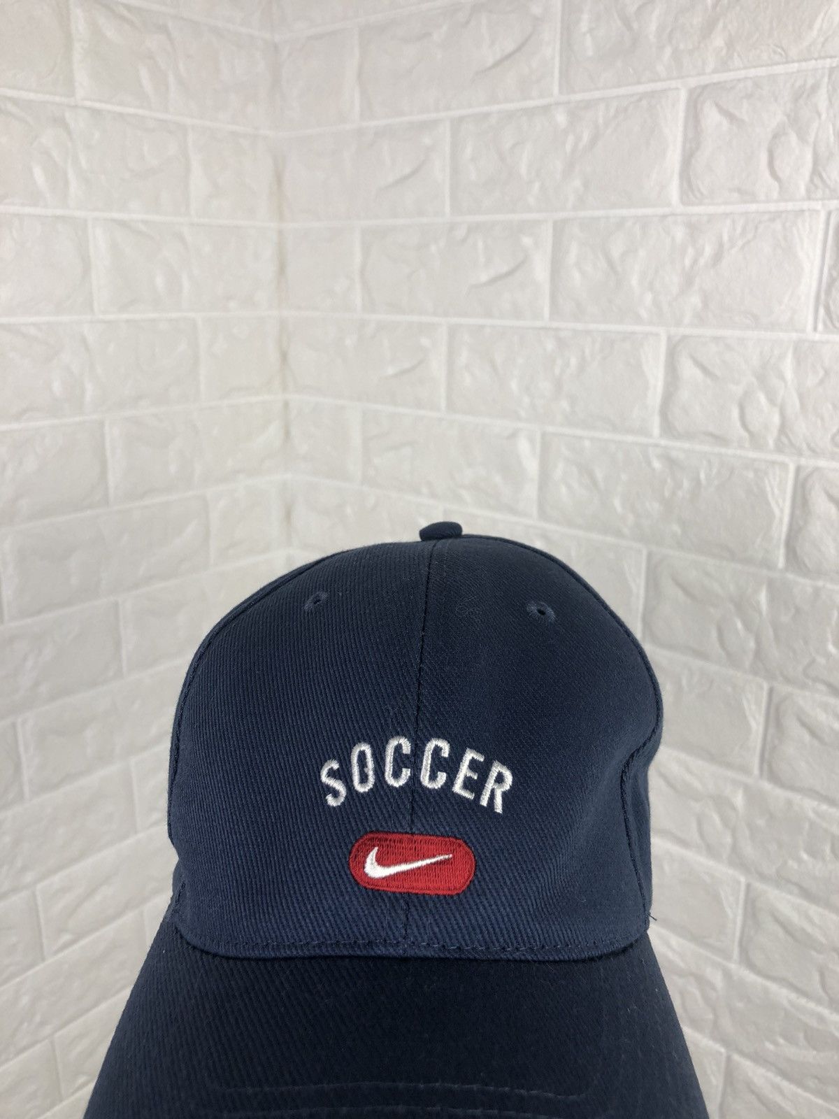 Nike × Vintage Nike Soccer Hat Cap Y2K Size ONE SIZE - 3 Thumbnail