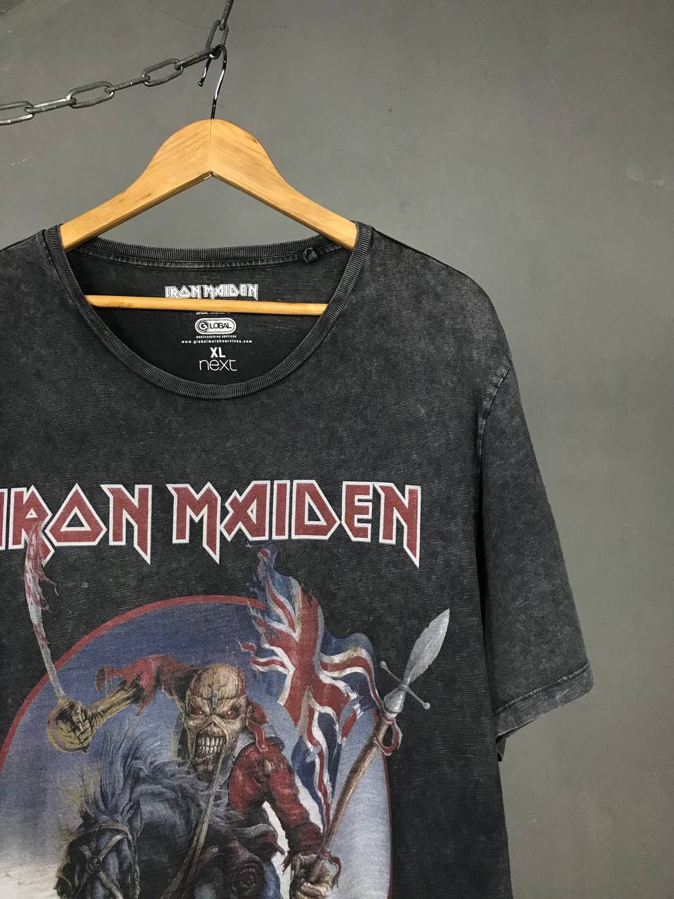 Band Tees Iron Maiden vintage rock band tee Size US XL / EU 56 / 4 - 2 Thumbnail