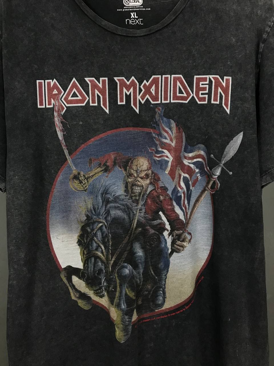 Band Tees Iron Maiden vintage rock band tee Size US XL / EU 56 / 4 - 3 Thumbnail