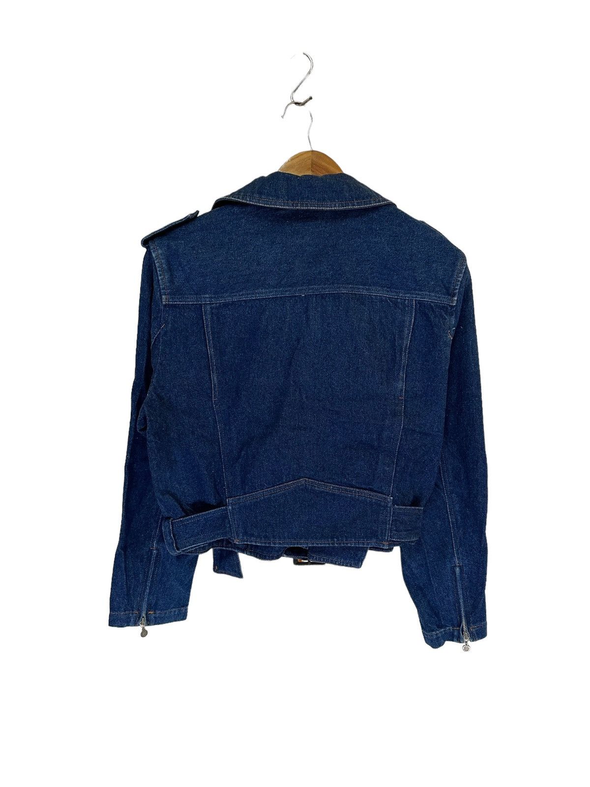 Japanese Brand × Vintage vintage pou dou dou denim bikers jacket rare design Size US S / EU 44-46 / 1 - 7 Thumbnail