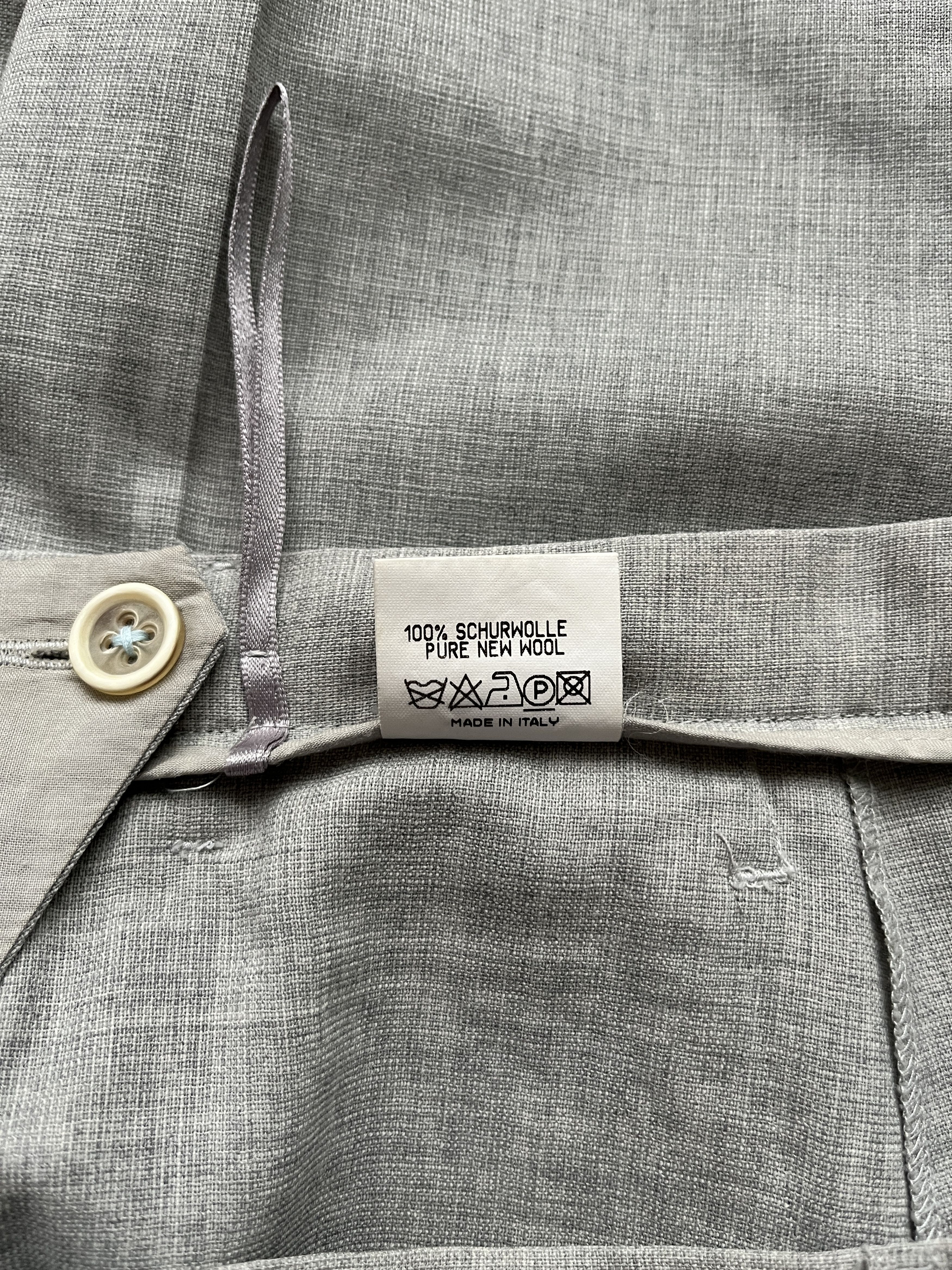 Jil Sander ⚡️QUICK SALE⚡️2000's Jil Sander Beige Wool Trousers Pants Size 25" / US 0 / IT 36 - 5 Thumbnail