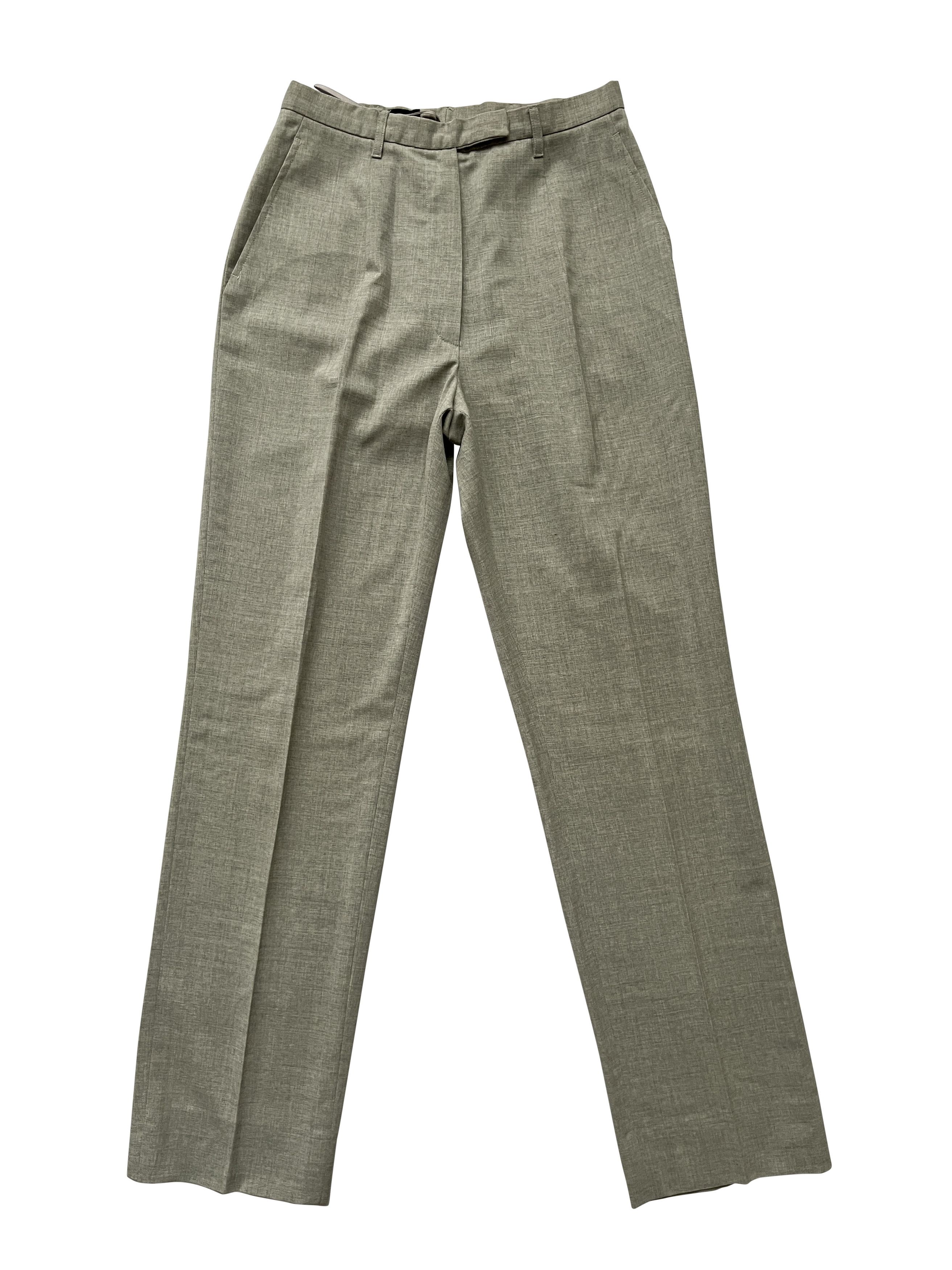 Jil Sander ⚡️QUICK SALE⚡️2000's Jil Sander Beige Wool Trousers Pants Size 25" / US 0 / IT 36 - 1 Thumbnail