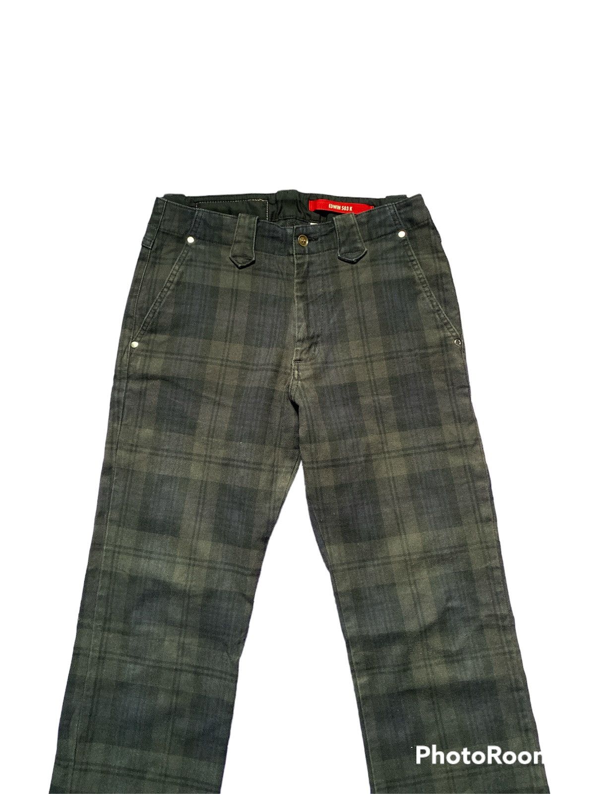 Edwin × Japanese Brand Flared Jeans Japanese Edwin 503K Gothic Grunge Denim Size US 28 / EU 44 - 6 Thumbnail