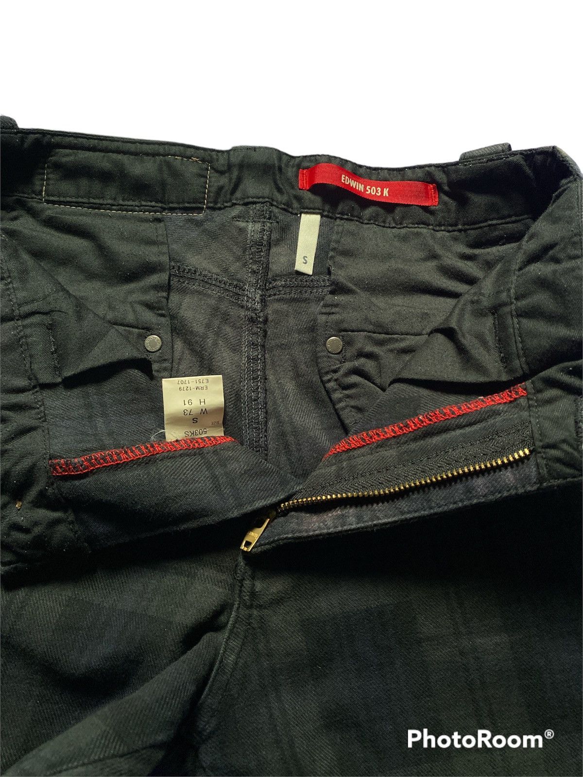 Edwin × Japanese Brand Flared Jeans Japanese Edwin 503K Gothic Grunge Denim Size US 28 / EU 44 - 8 Thumbnail