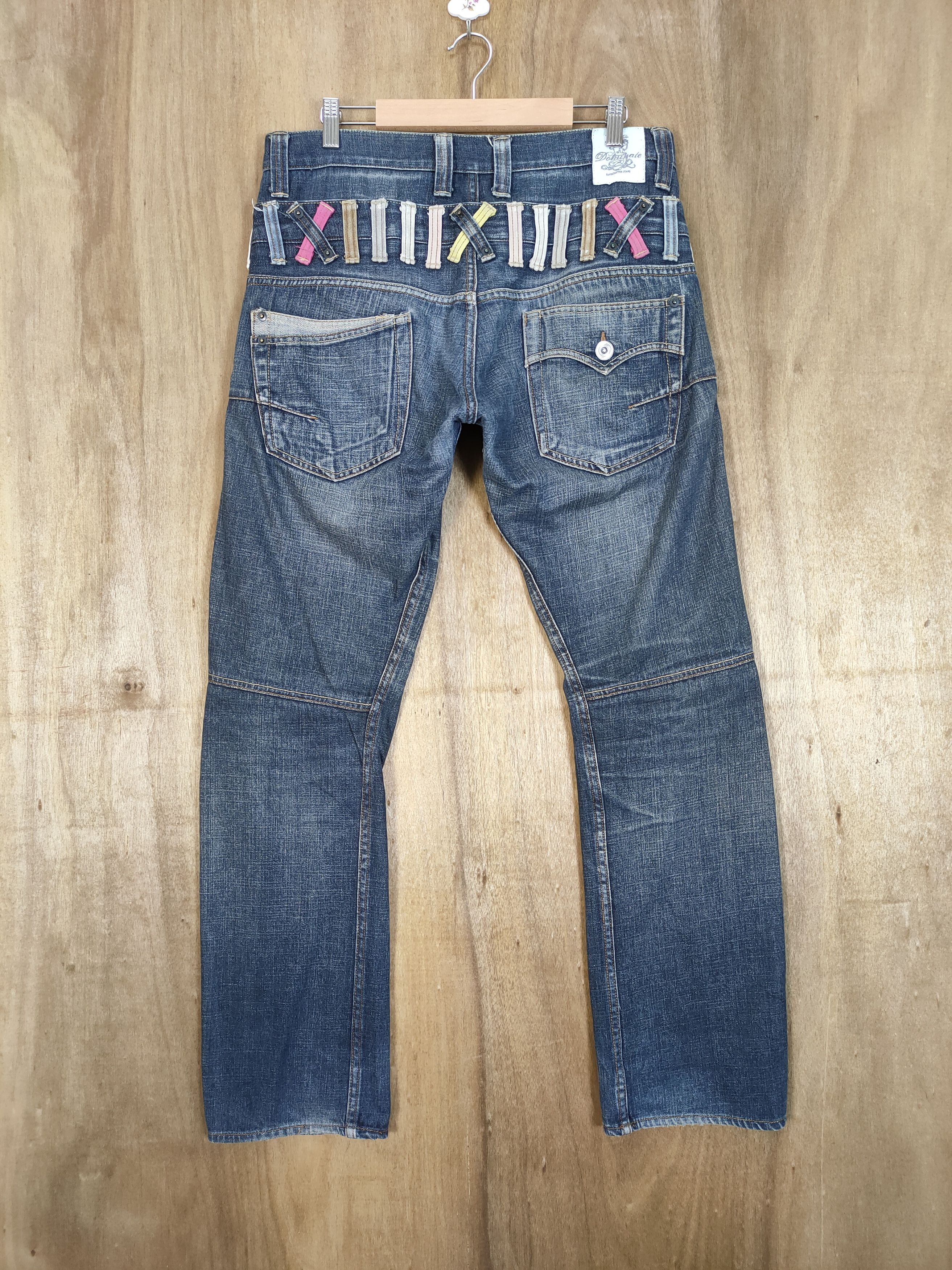 Japanese Brand DOMINATE DOUBLE WAIST JEANS DENIM PANTS Size US 34 / EU 50 - 8 Thumbnail