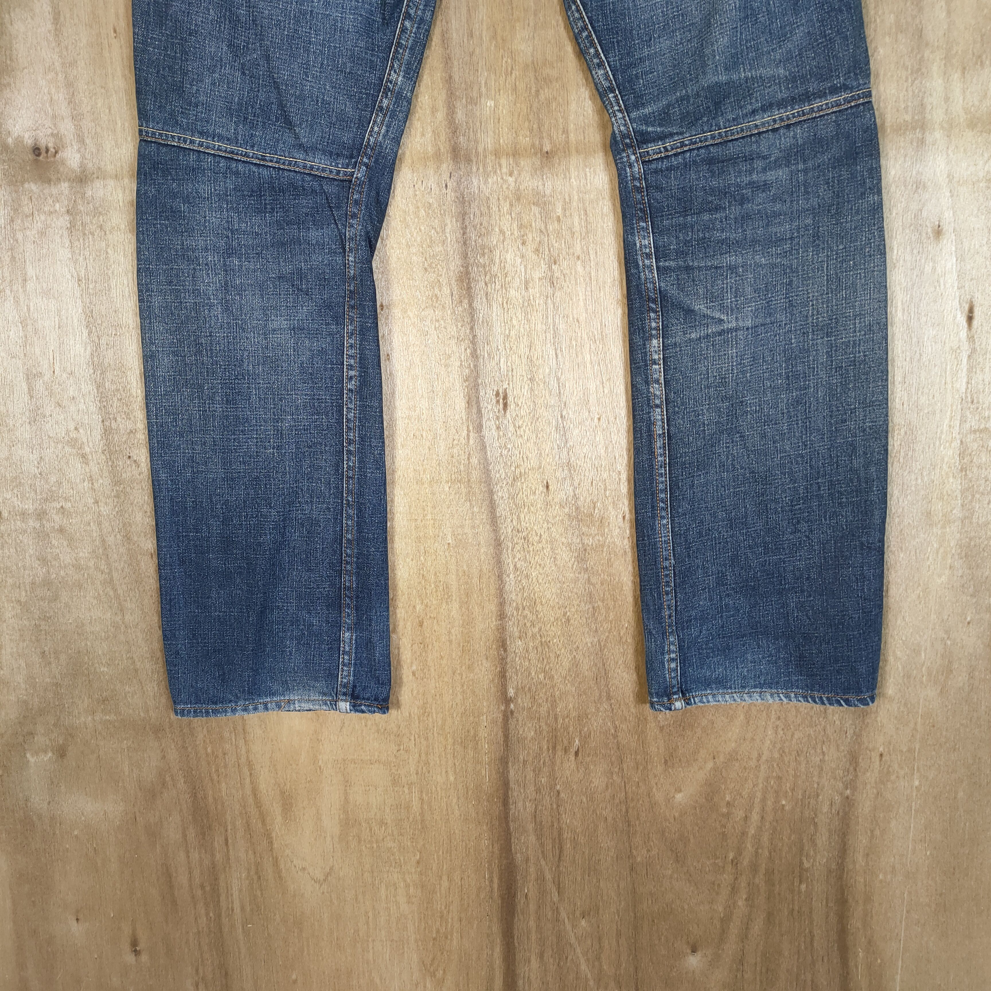 Japanese Brand DOMINATE DOUBLE WAIST JEANS DENIM PANTS Size US 34 / EU 50 - 10 Thumbnail