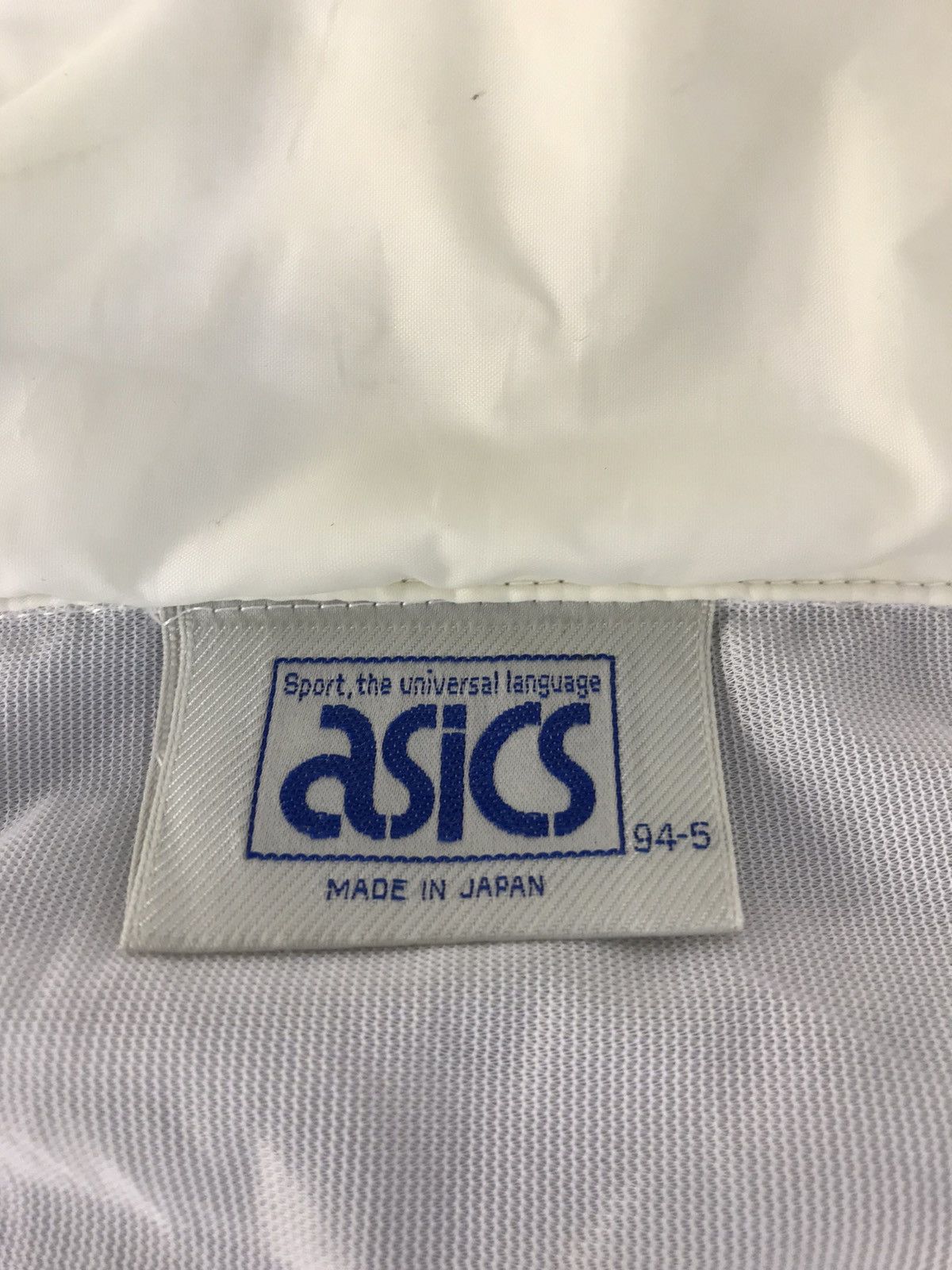 Asics × Vintage Vintage Jacket Windbreaker Asics Sportwear Zipper Hoodie Size US L / EU 52-54 / 3 - 7 Thumbnail