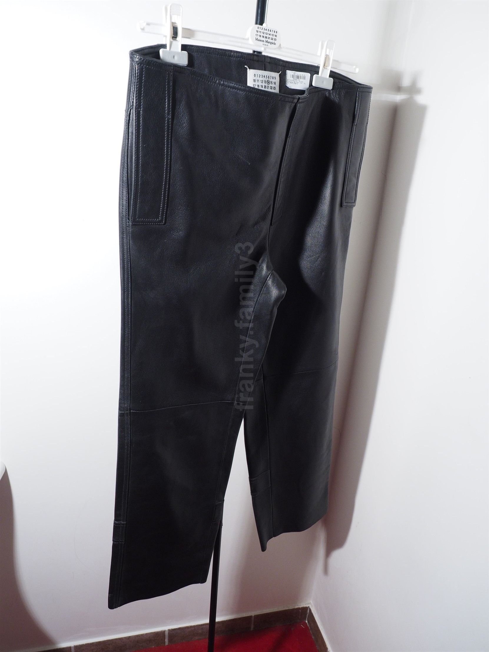 Maison Margiela margiela leather pants in black Size US 32 / EU 48 - 7 Thumbnail