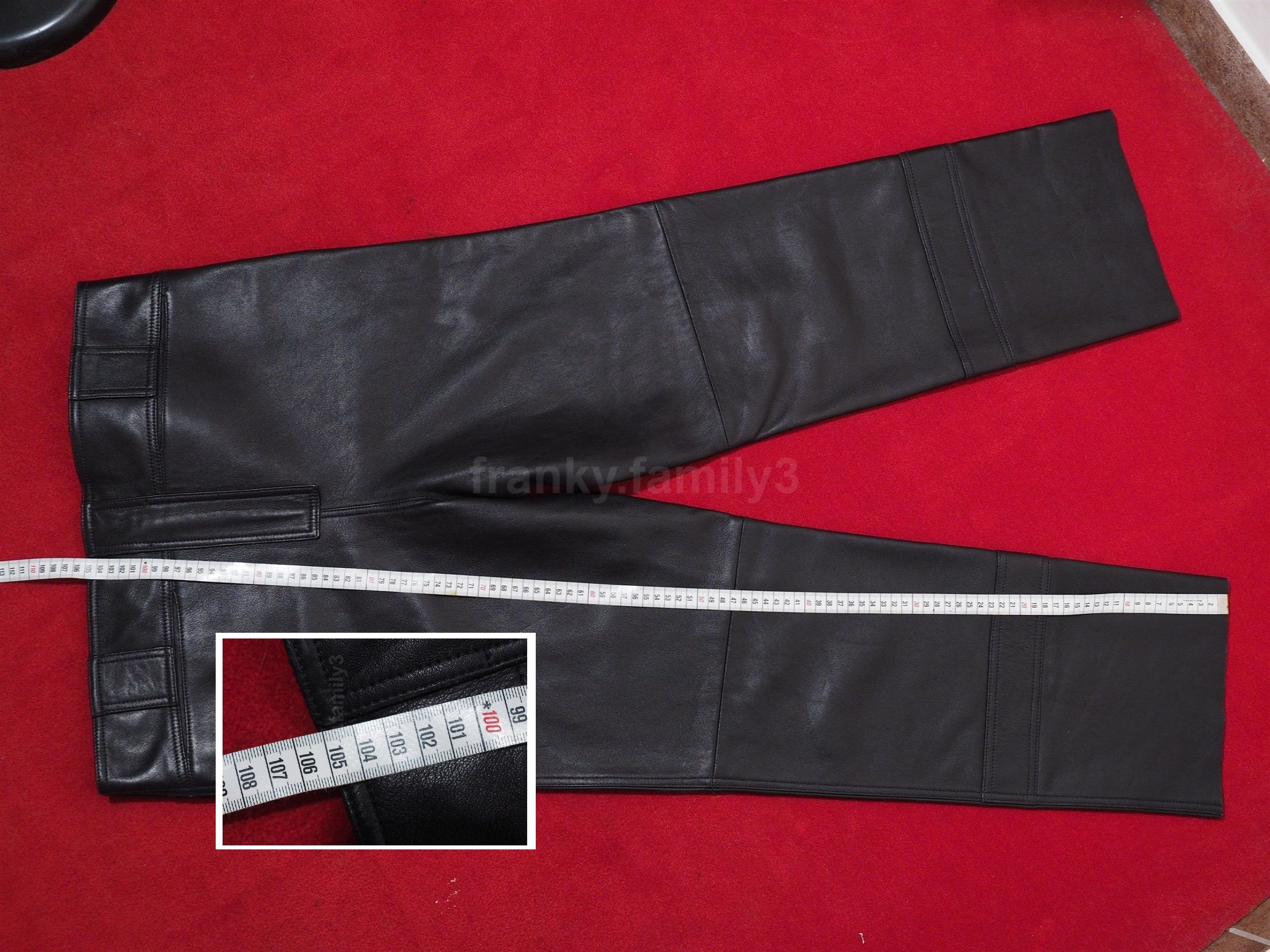 Maison Margiela margiela leather pants in black Size US 32 / EU 48 - 20 Thumbnail