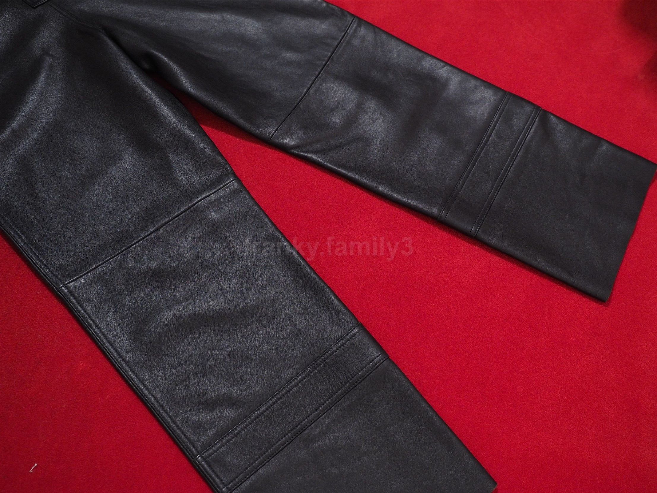 Maison Margiela margiela leather pants in black Size US 32 / EU 48 - 19 Thumbnail