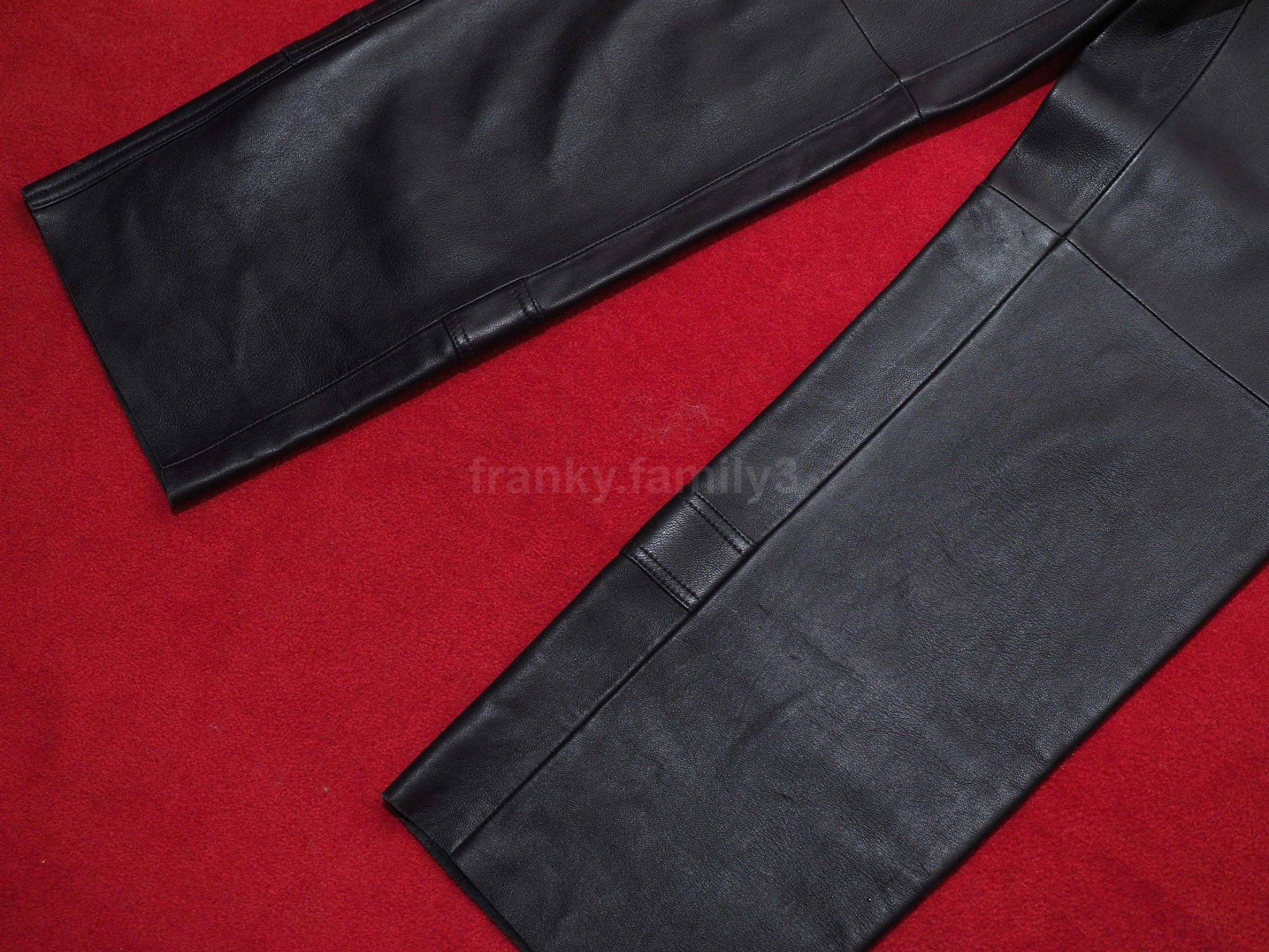 Maison Margiela margiela leather pants in black Size US 32 / EU 48 - 17 Thumbnail
