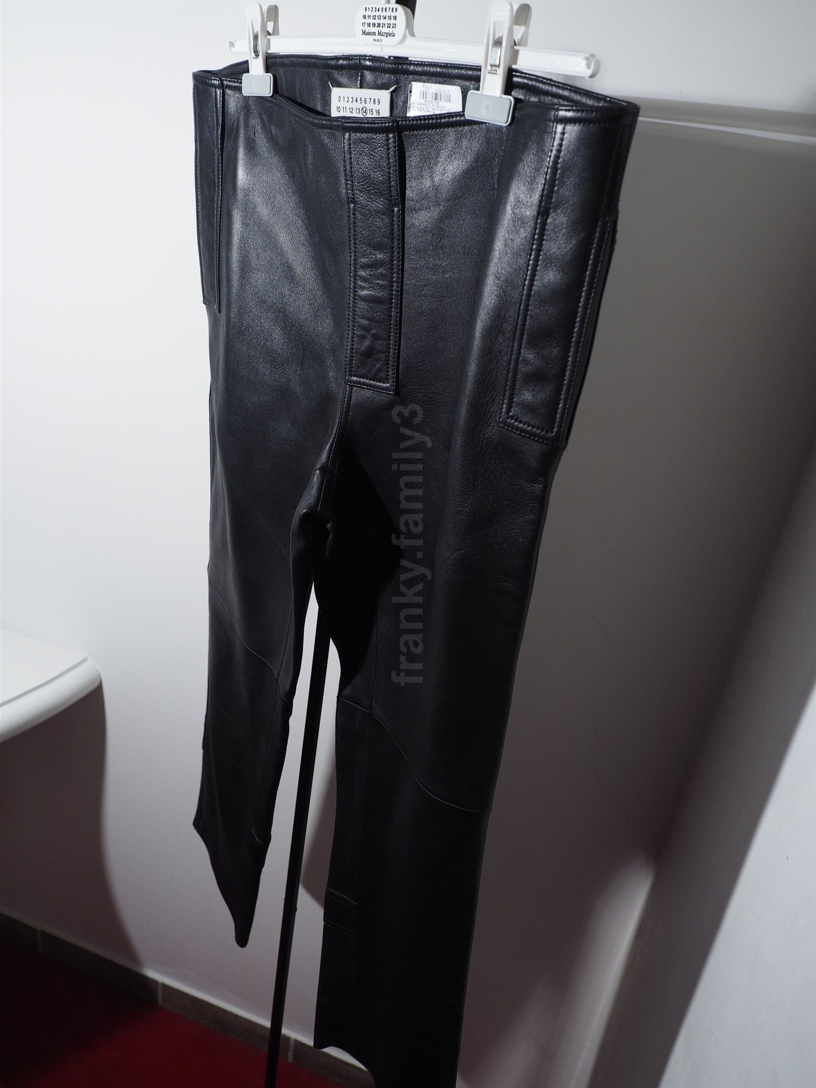 Maison Margiela margiela leather pants in black Size US 32 / EU 48 - 5 Thumbnail