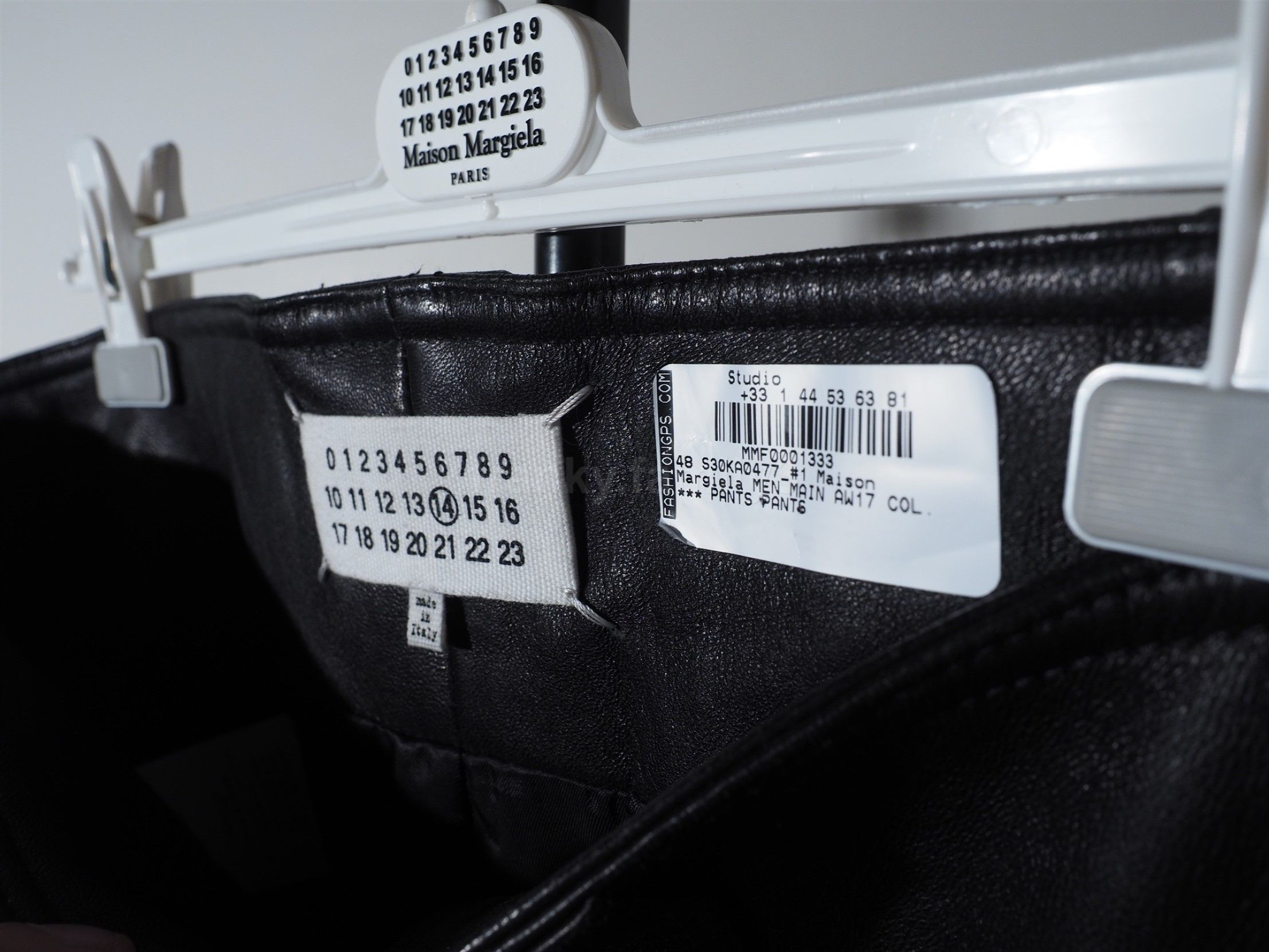 Maison Margiela margiela leather pants in black Size US 32 / EU 48 - 4 Thumbnail