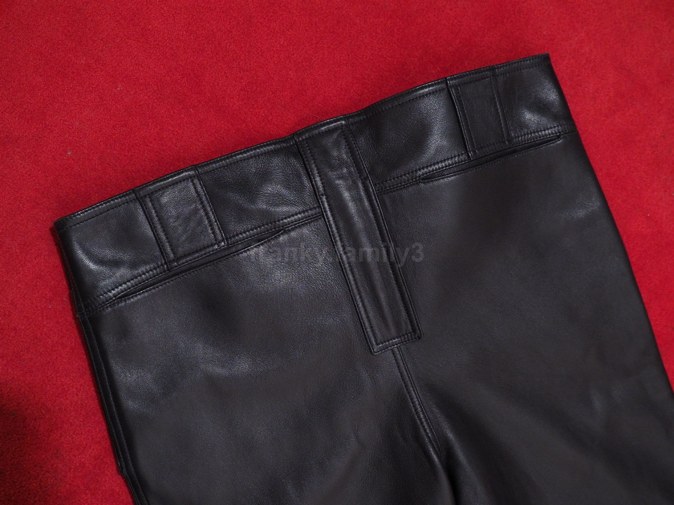Maison Margiela margiela leather pants in black Size US 32 / EU 48 - 18 Thumbnail