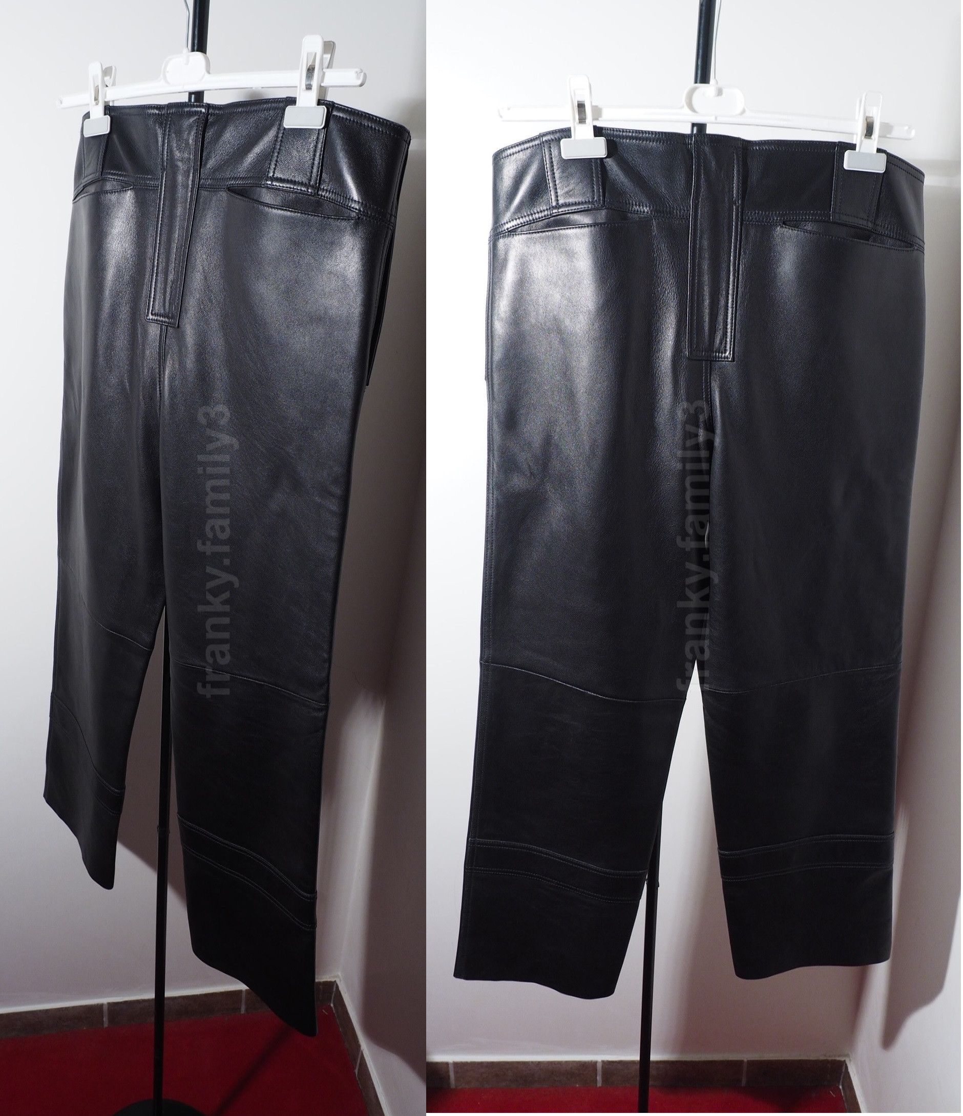 Maison Margiela margiela leather pants in black Size US 32 / EU 48 - 10 Thumbnail