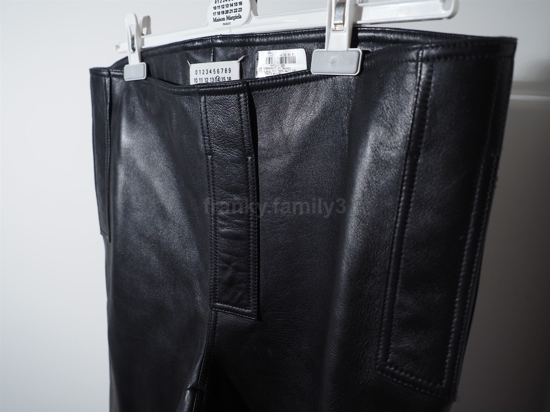 Maison Margiela margiela leather pants in black Size US 32 / EU 48 - 6 Thumbnail