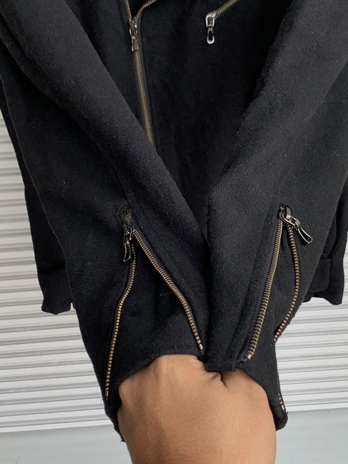 Japanese Brand × Shellac Shellac x Semantic Design Tactical Wool Zipper Jacket Size US L / EU 52-54 / 3 - 7 Thumbnail