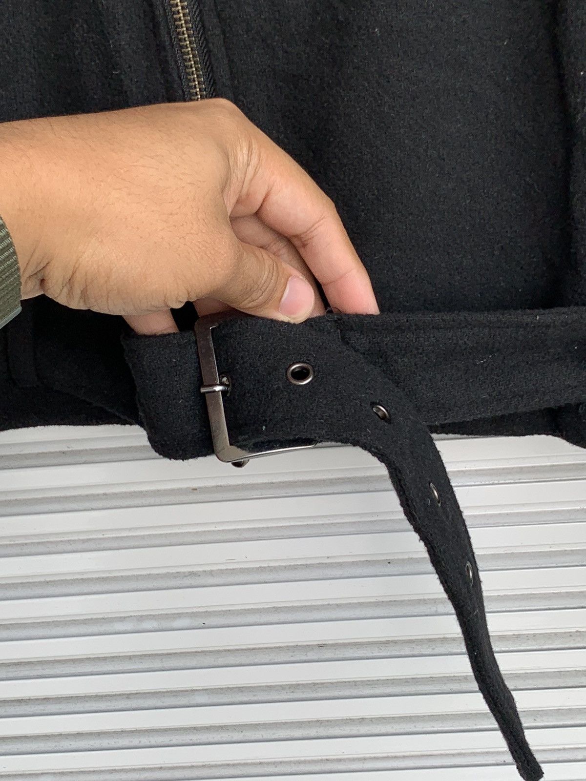 Japanese Brand × Shellac Shellac x Semantic Design Tactical Wool Zipper Jacket Size US L / EU 52-54 / 3 - 6 Thumbnail