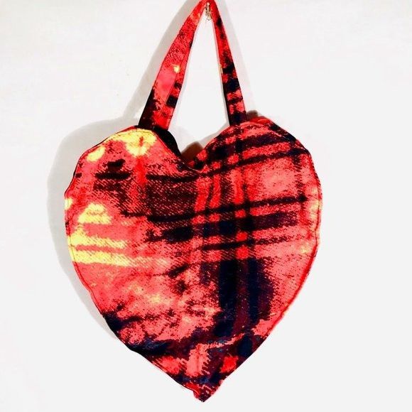 Other CONCEPTUAL SUBCULTURE Handmade Gigantic Heart Handbag Tote R Size ONE SIZE - 4 Thumbnail