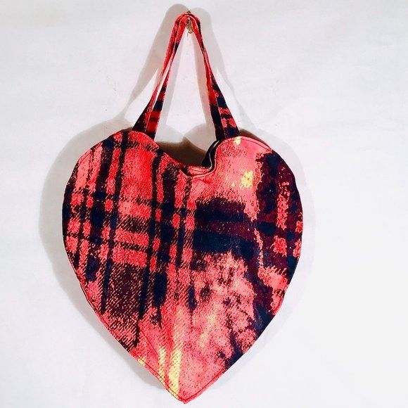 Other CONCEPTUAL SUBCULTURE Handmade Gigantic Heart Handbag Tote R Size ONE SIZE - 6 Thumbnail