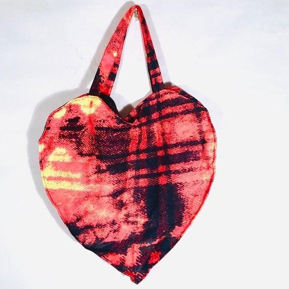 Other CONCEPTUAL SUBCULTURE Handmade Gigantic Heart Handbag Tote R Size ONE SIZE - 7 Thumbnail