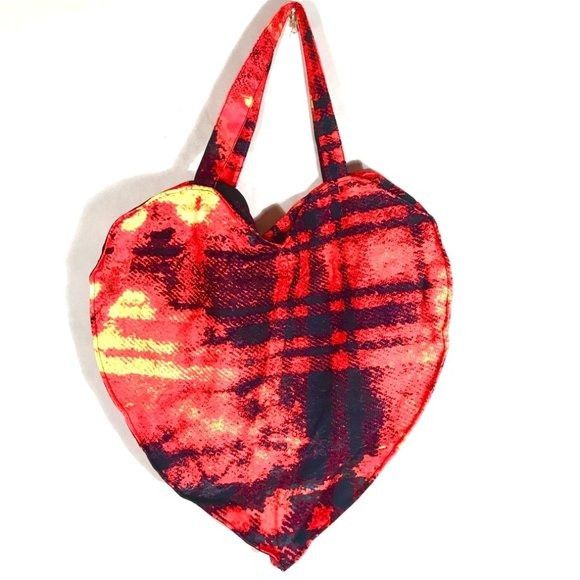 Other CONCEPTUAL SUBCULTURE Handmade Gigantic Heart Handbag Tote R Size ONE SIZE - 5 Thumbnail