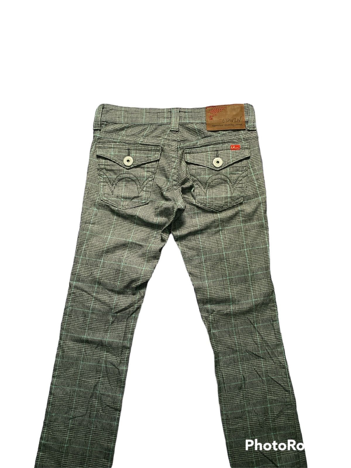 Edwin × Hysteric Glamour × Tornado Mart Edwin 462XVL Vintage Plaid Tartan Bondage Punk Size US 31 - 1 Thumbnail
