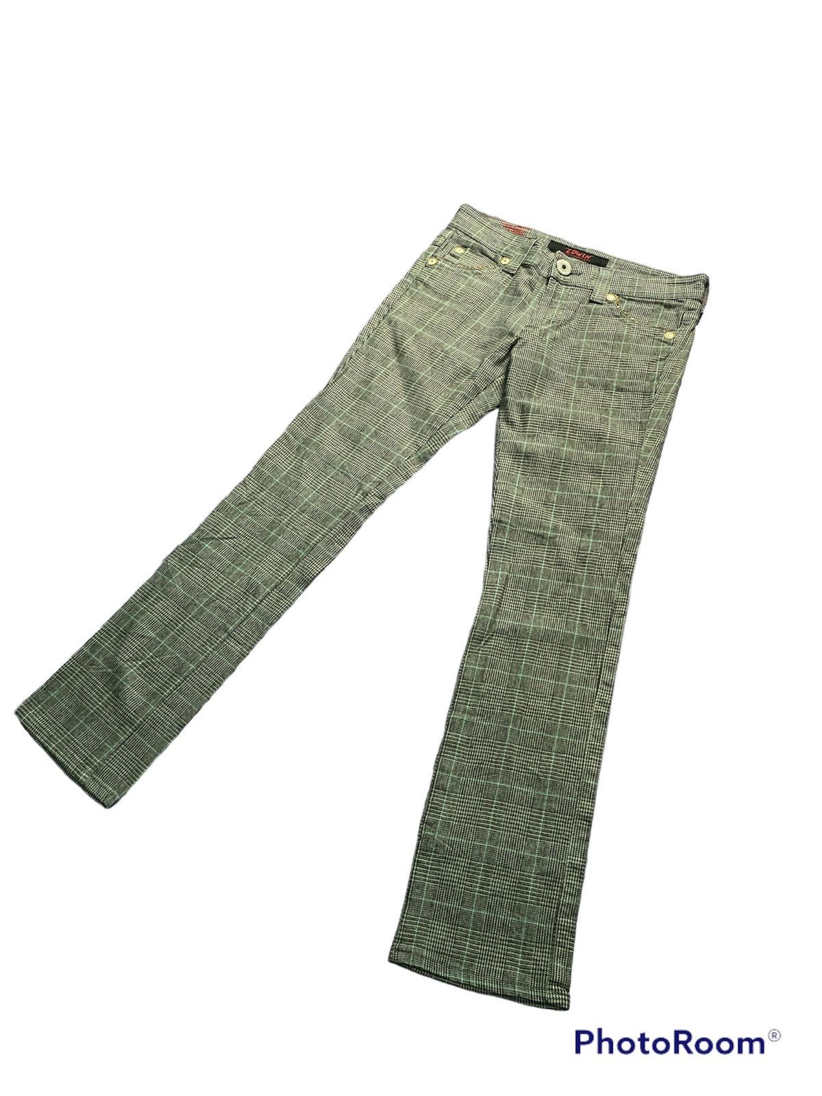 Edwin × Hysteric Glamour × Tornado Mart Edwin 462XVL Vintage Plaid Tartan Bondage Punk Size US 31 - 4 Thumbnail
