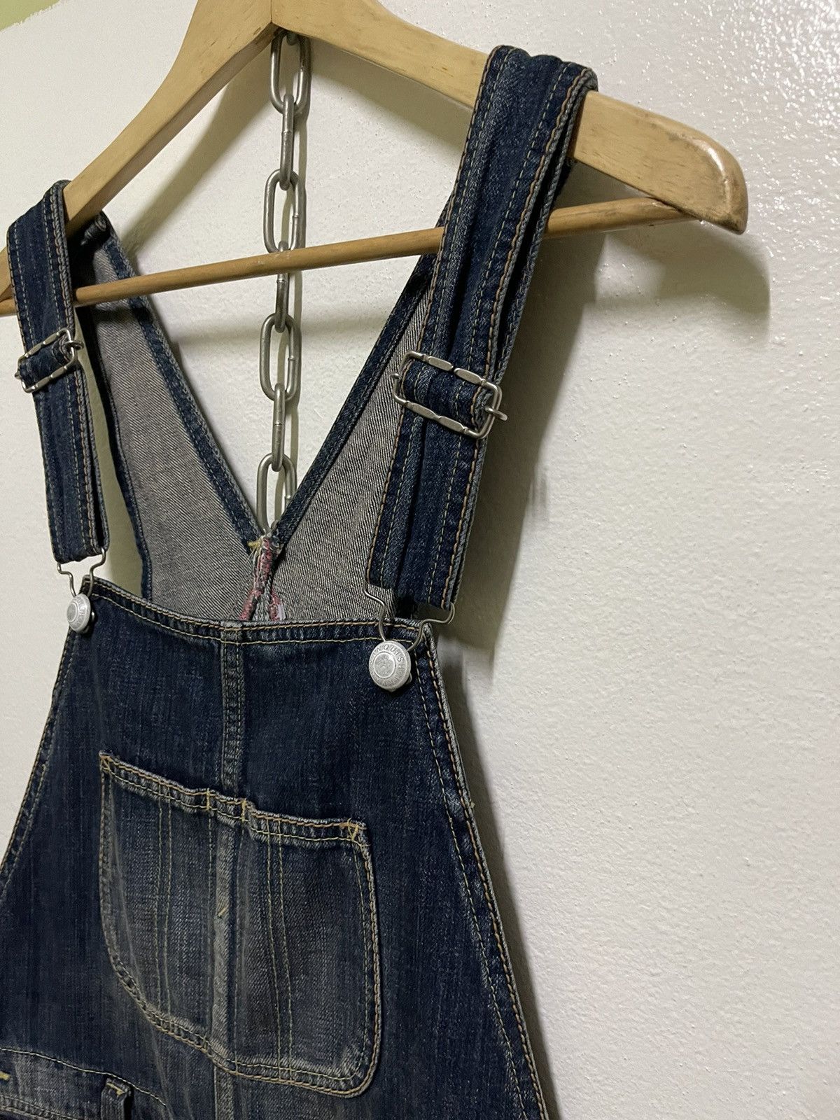 Japanese Brand Vanquish Overall Distressed Size US 32 / EU 48 - 6 Thumbnail