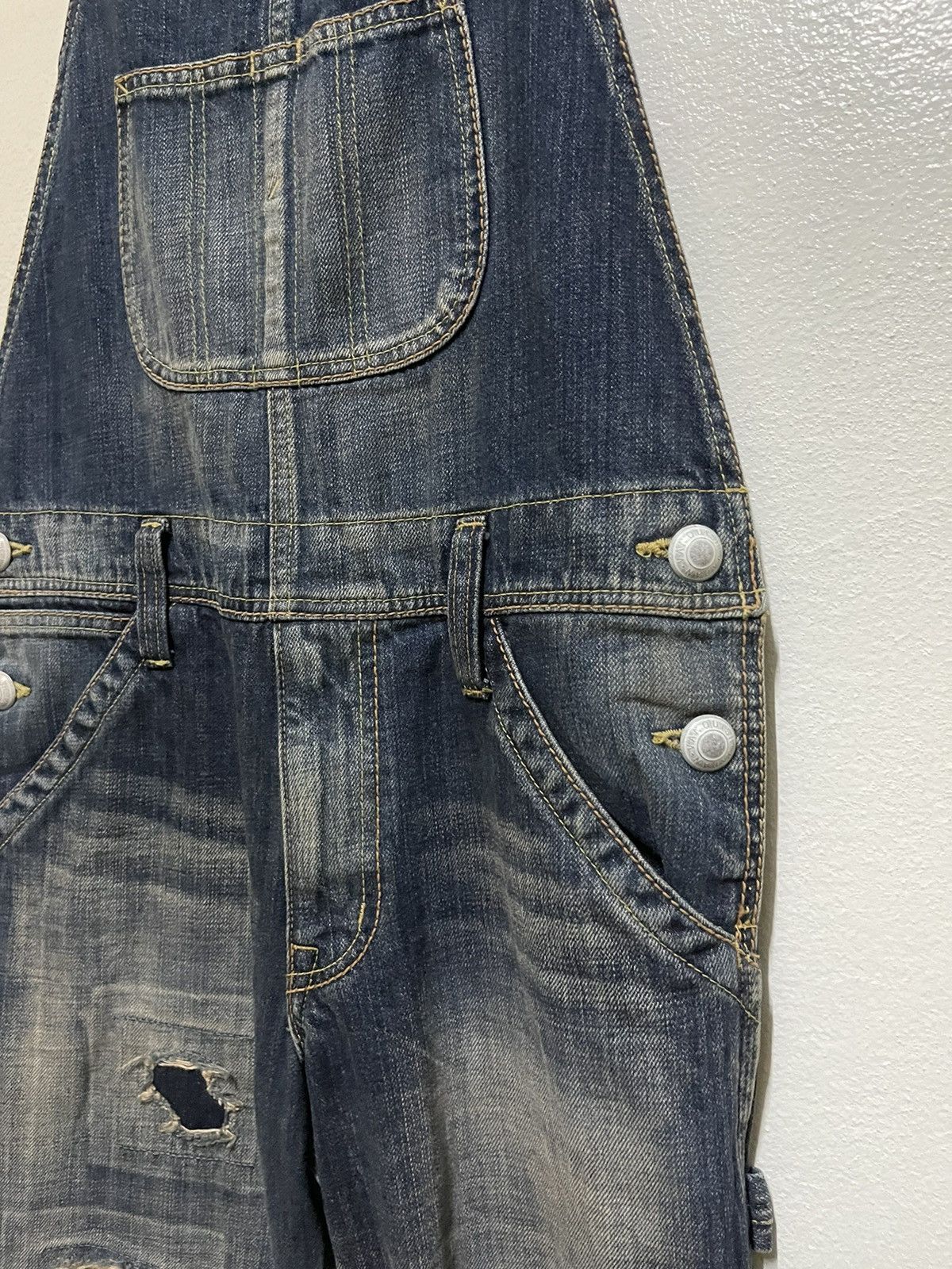 Japanese Brand Vanquish Overall Distressed Size US 32 / EU 48 - 7 Thumbnail