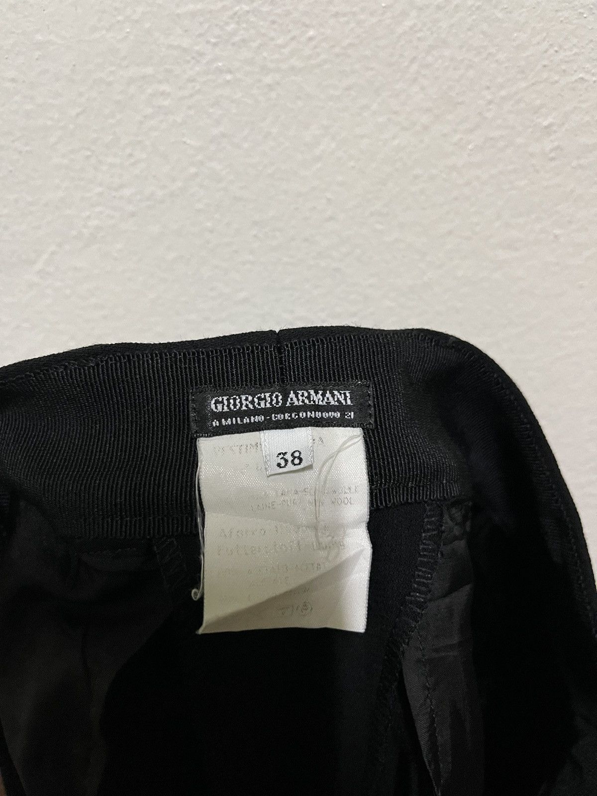 Giorgio Armani Giorgio Armani Wool Trousers Size 25" / US 0 / IT 36 - 14 Thumbnail