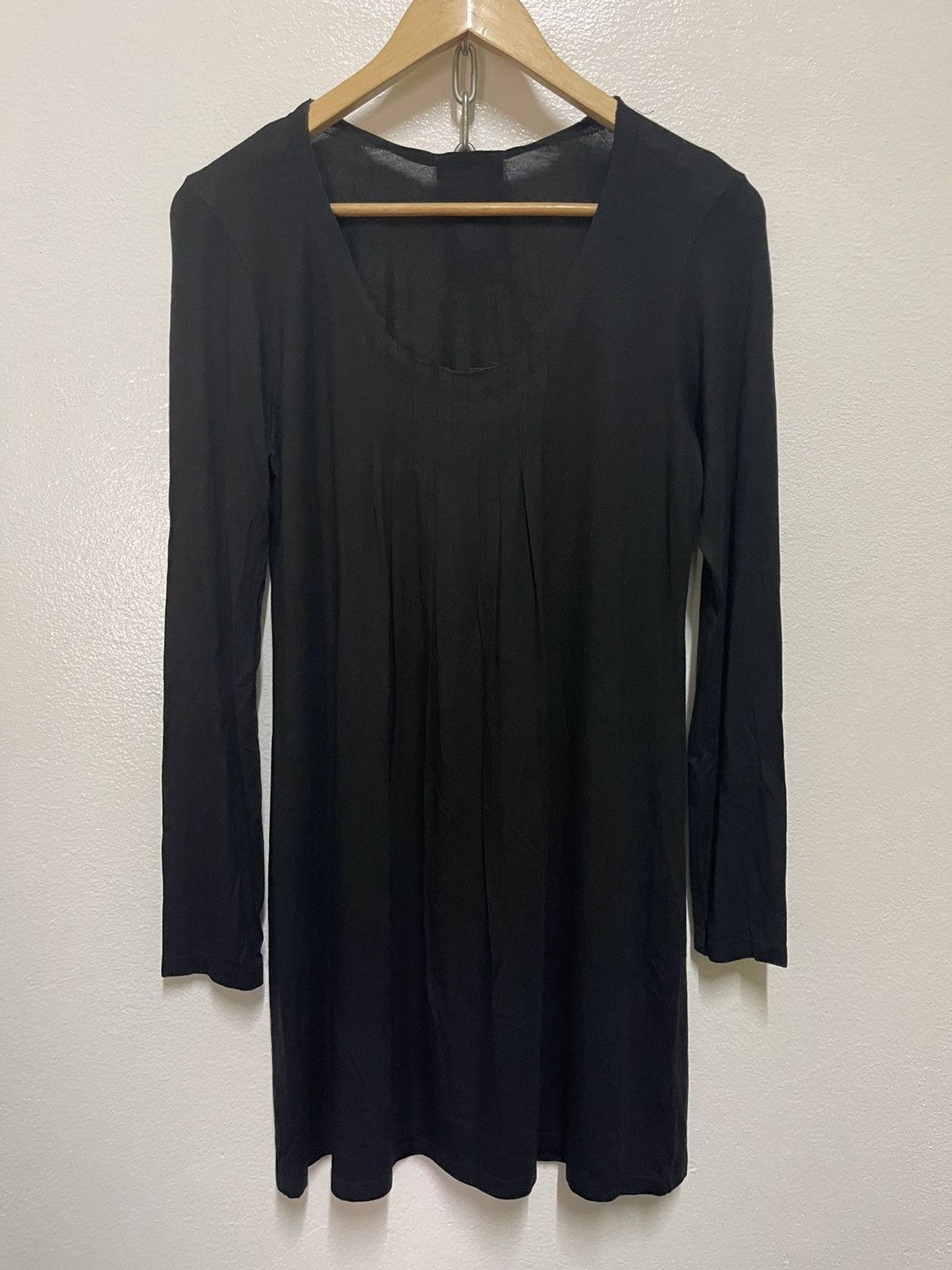 Japanese Brand × agnes b. Agnes b. Mini Dresses Long Sleeve Black Size M / US 6-8 / IT 42-44 - 1 Thumbnail