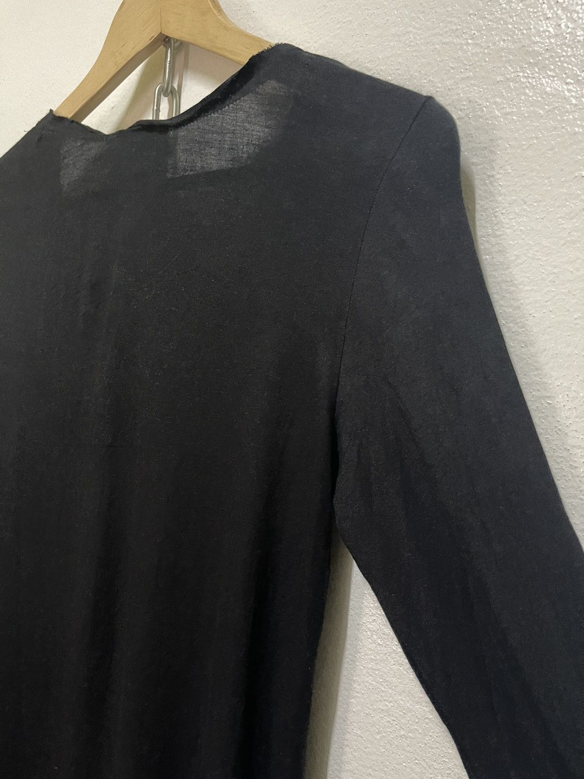 Japanese Brand × agnes b. Agnes b. Mini Dresses Long Sleeve Black Size M / US 6-8 / IT 42-44 - 11 Thumbnail