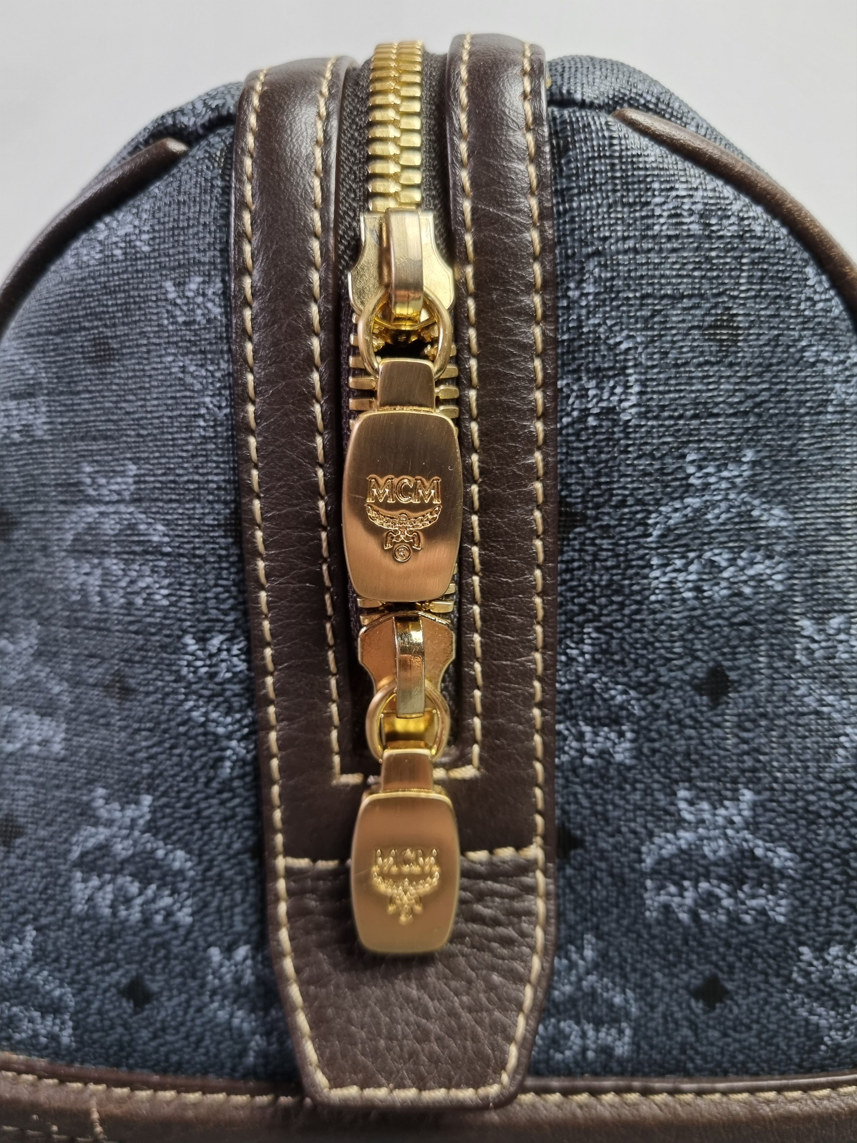 Leather × MCM Rare MCM Monogram Leather Hand Roomy Bag Size ONE SIZE - 13 Thumbnail