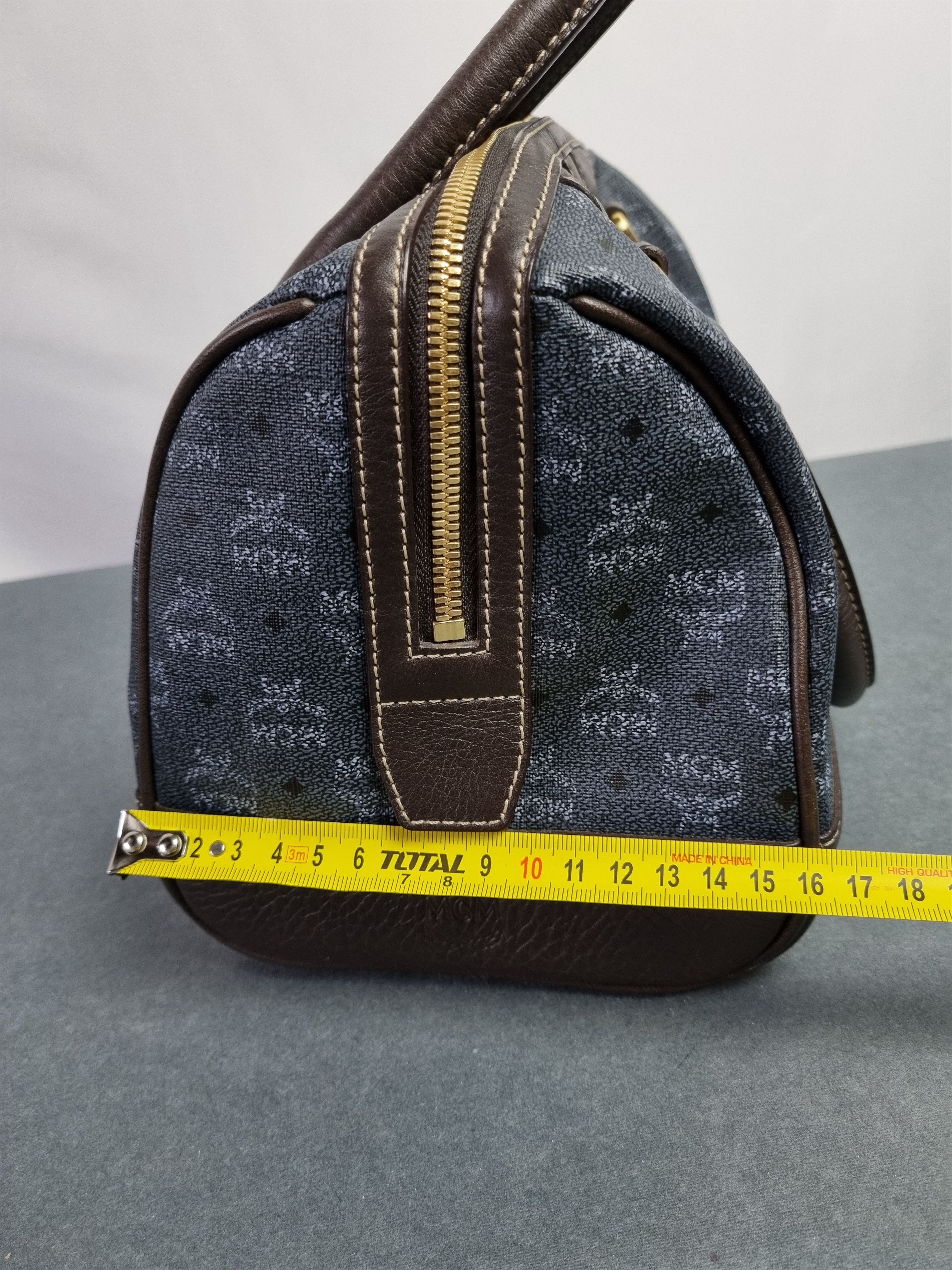 Leather × MCM Rare MCM Monogram Leather Hand Roomy Bag Size ONE SIZE - 15 Thumbnail
