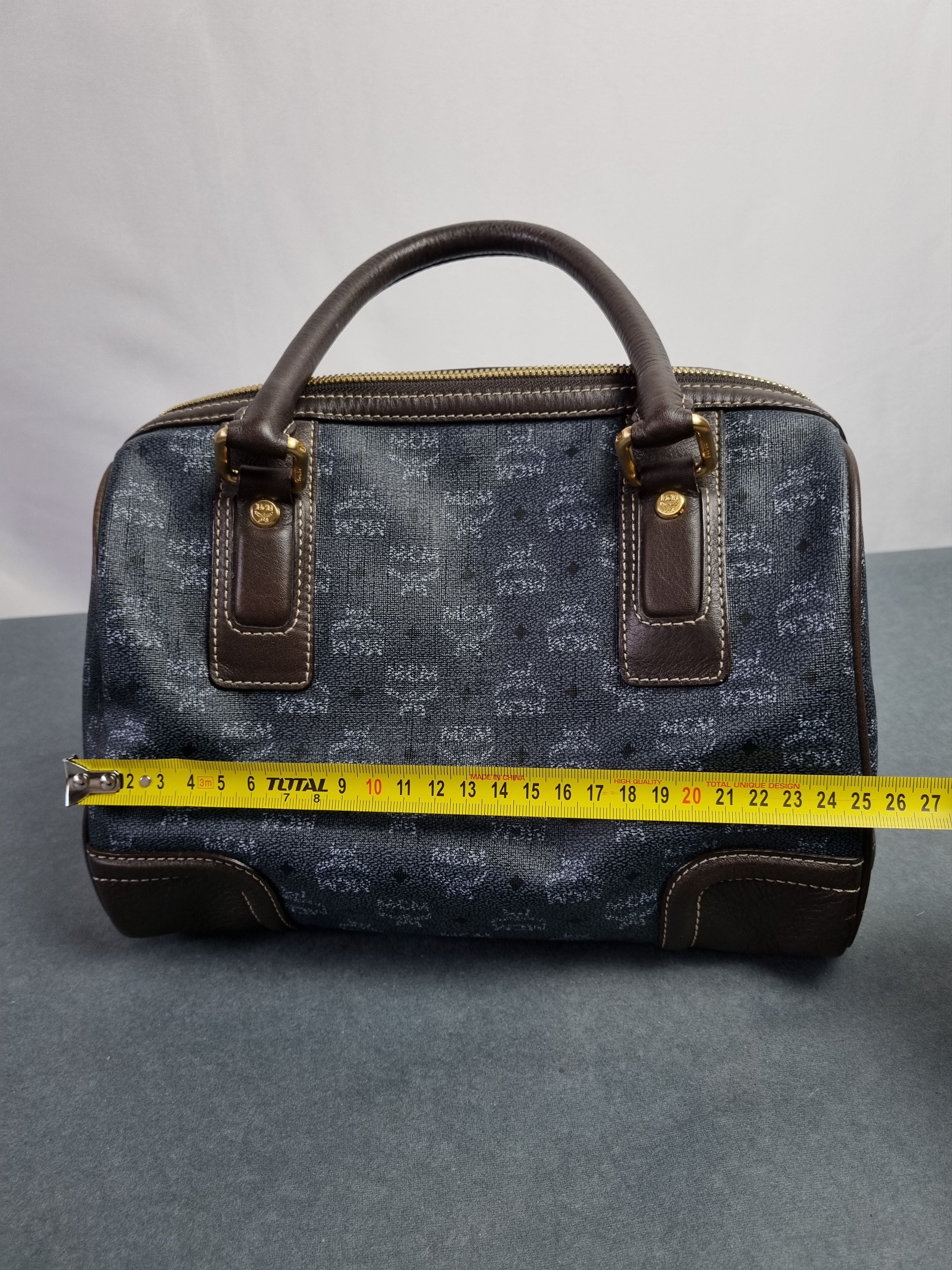 Leather × MCM Rare MCM Monogram Leather Hand Roomy Bag Size ONE SIZE - 17 Thumbnail