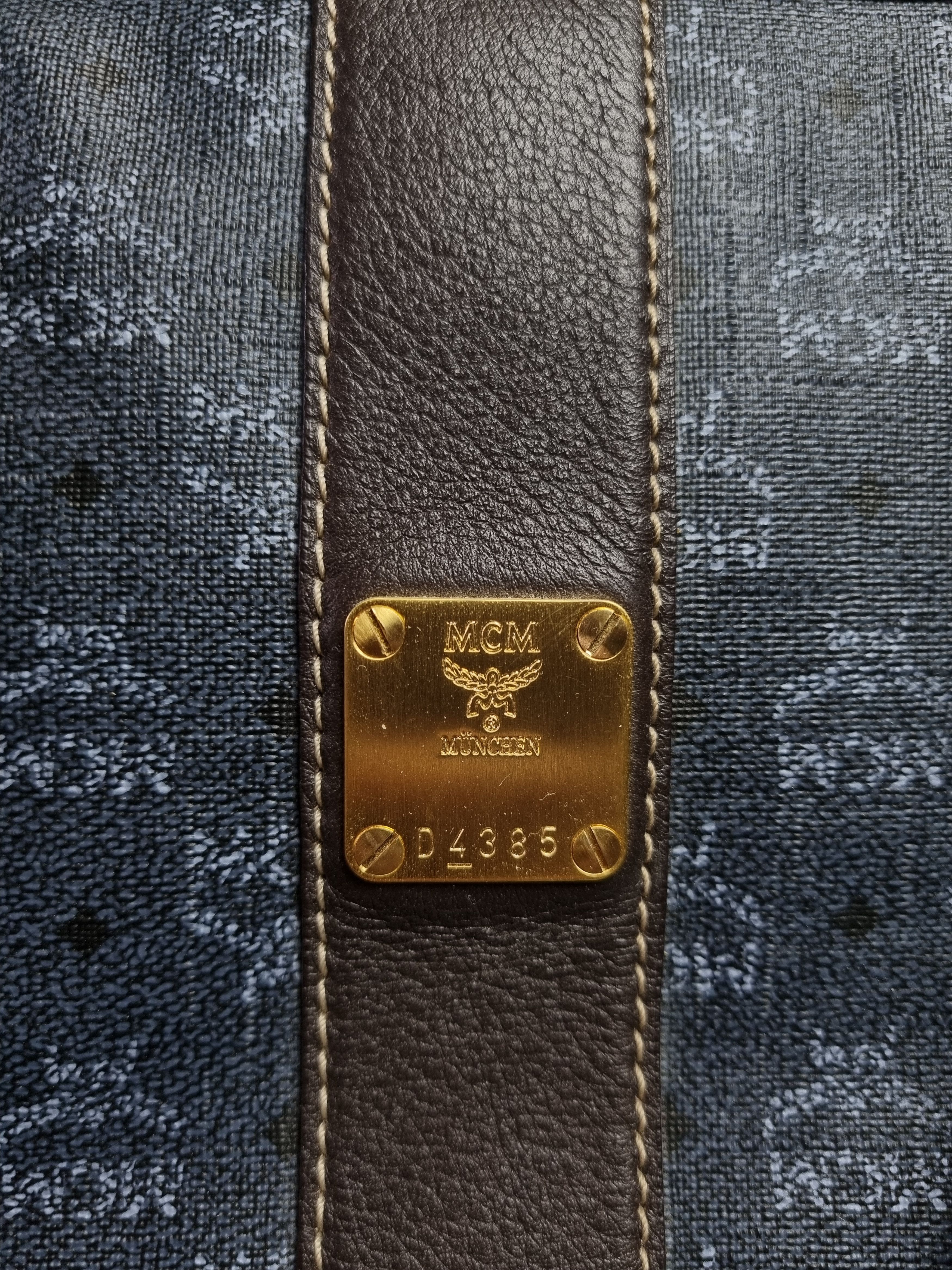 Leather × MCM Rare MCM Monogram Leather Hand Roomy Bag Size ONE SIZE - 10 Thumbnail