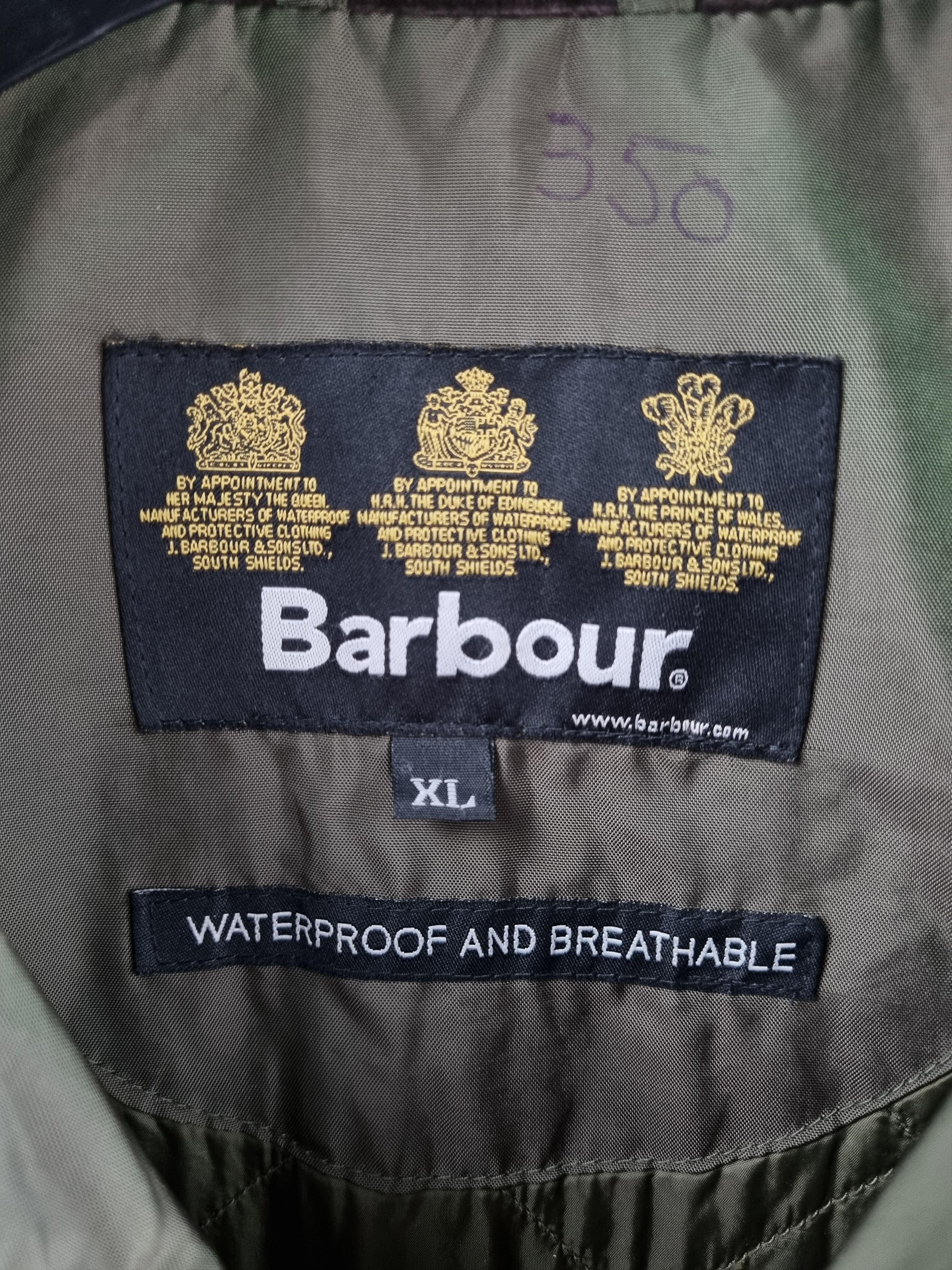 Barbour Barbour Waterproof and Breathable Double Cargo Jacket Size US XL / EU 56 / 4 - 5 Thumbnail