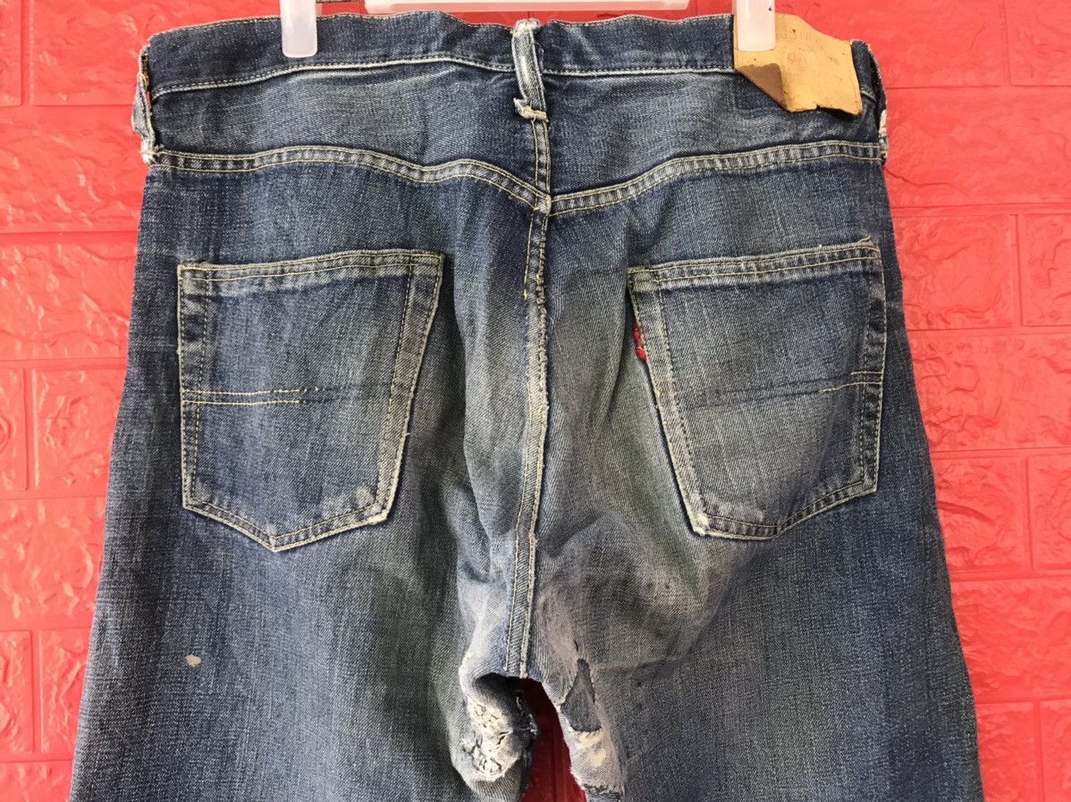 Vintage VINTAGE 70s BIG STONE SINGLE SIDE SELVEDGE DISTRESS JEANS Size US 36 / EU 52 - 11 Thumbnail