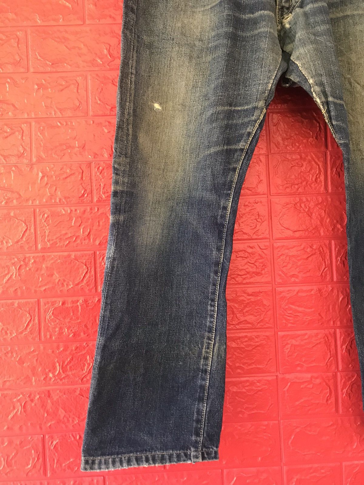 Vintage VINTAGE 70s BIG STONE SINGLE SIDE SELVEDGE DISTRESS JEANS Size US 36 / EU 52 - 5 Thumbnail